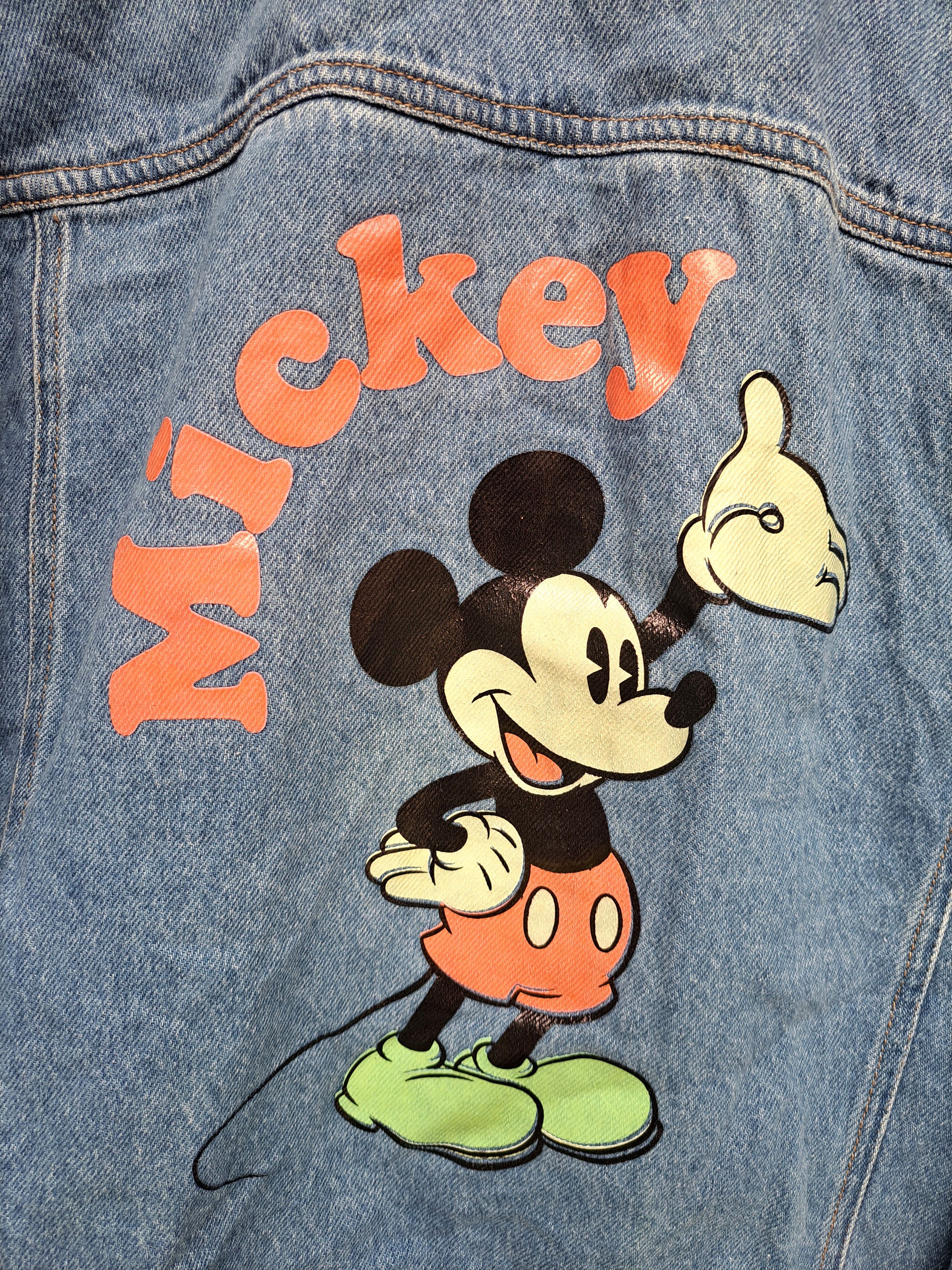 Disney × Mickey Mouse Disney x Frank stone Mickey Mouse Denim Jacket Womens M Size M / US 6-8 / IT 42-44 - 2 Thumbnail