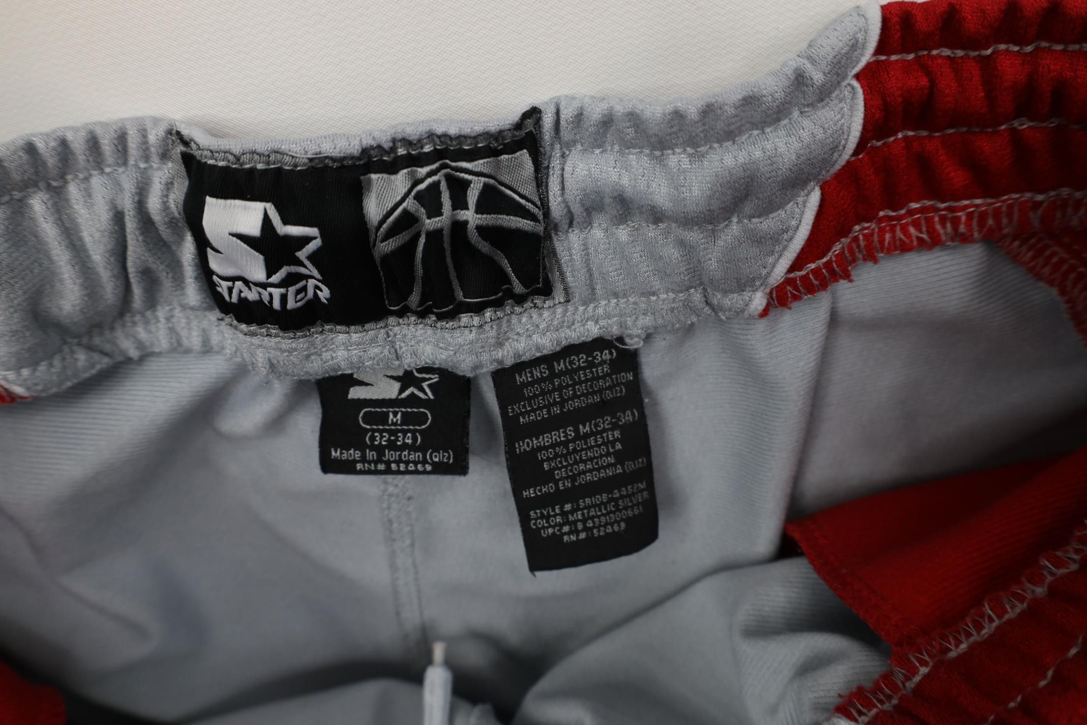 Starter Vintage 90s Y2K Starter Basketball Knit Wide Leg Sweatpants Size US 34 / EU 50 - 10 Thumbnail