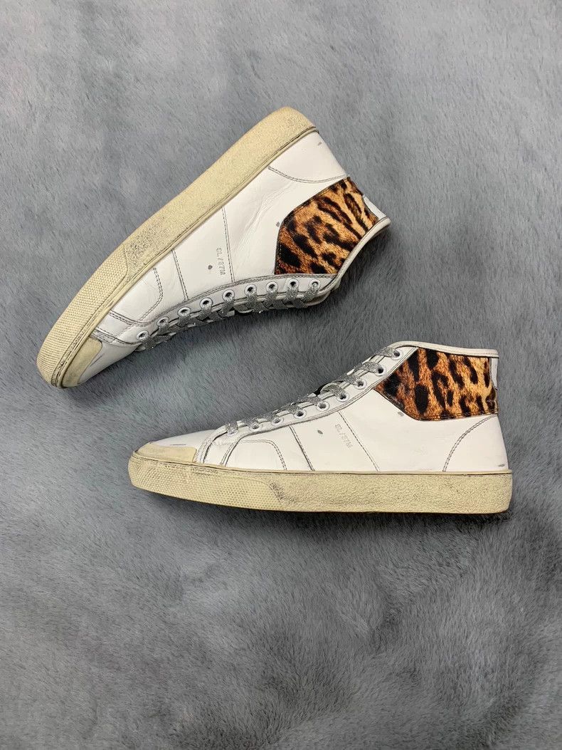 Other Saint Laurent High-Top Checkerboard Sneakers-2507 Size US 8.5 / EU 41-42 - 5 Thumbnail