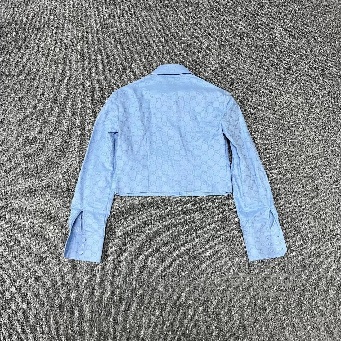 Gucci Guicci Full-print double-G short-sleeved shirt| Size S / US 4 / IT 40 - 2 Thumbnail