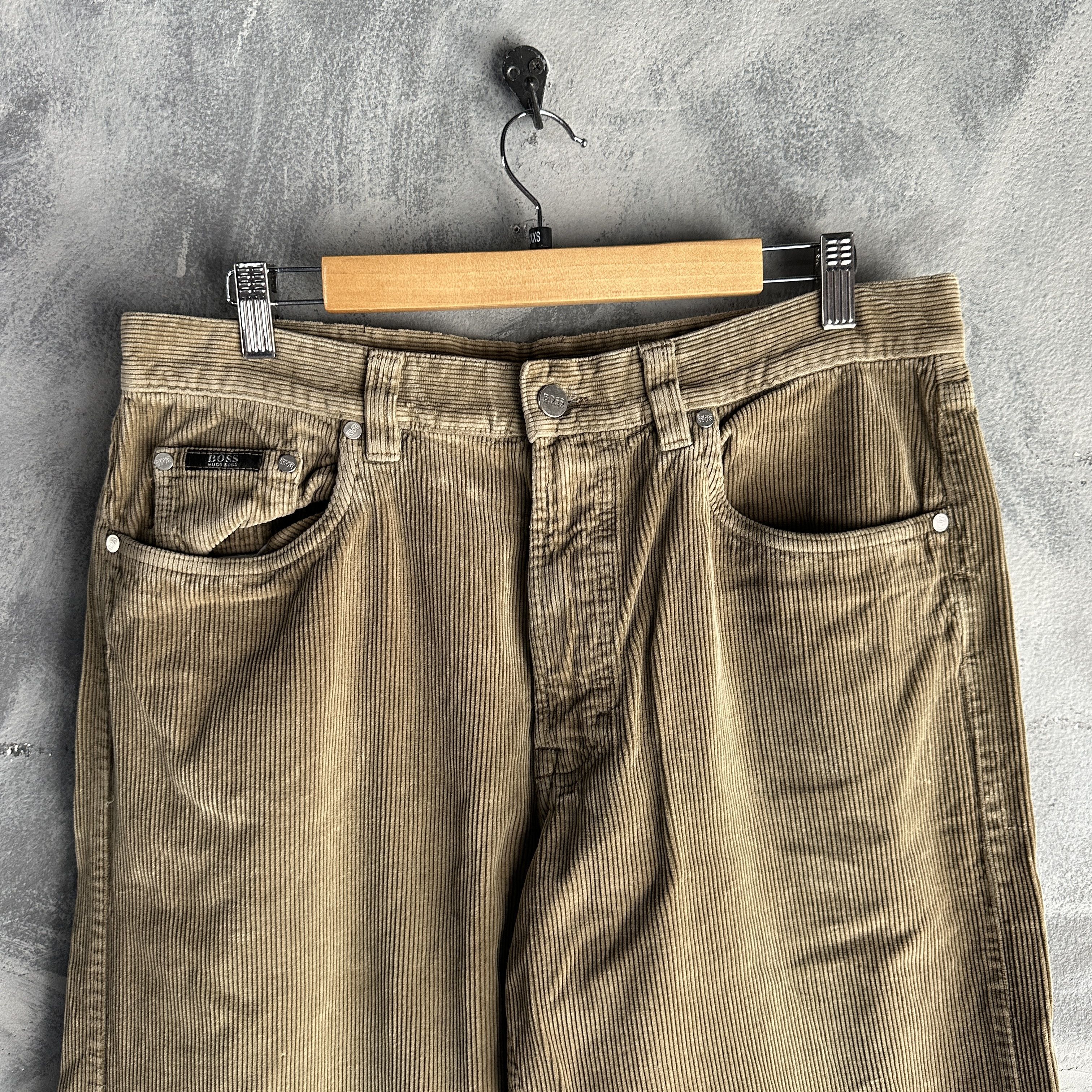 Hugo Boss Hugo Boss Corduroy Trousers Mens Alabama Pants Cord Jeans Size US 36 / EU 52 - 2 Thumbnail