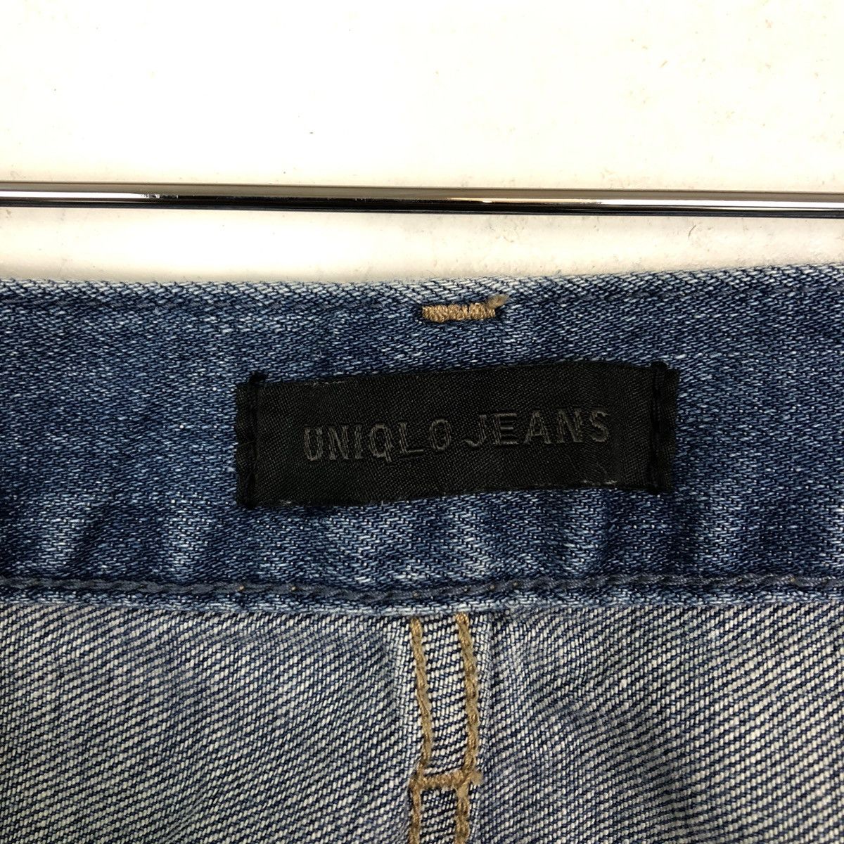 Japanese Brand 🔥RARE STRAIGHT CUT DISTRESSED DENIM JEANS UNIQLO JAPAN Size US 30 / EU 46 - 12 Thumbnail