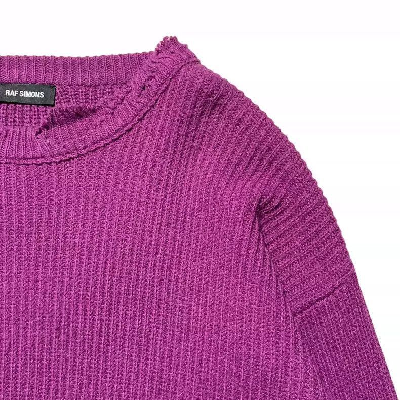 Raf Simons Raf Simons Raf Simons FW16 "B" distressed sweater-2507 Size US L / EU 52-54 / 3 - 5 Thumbnail