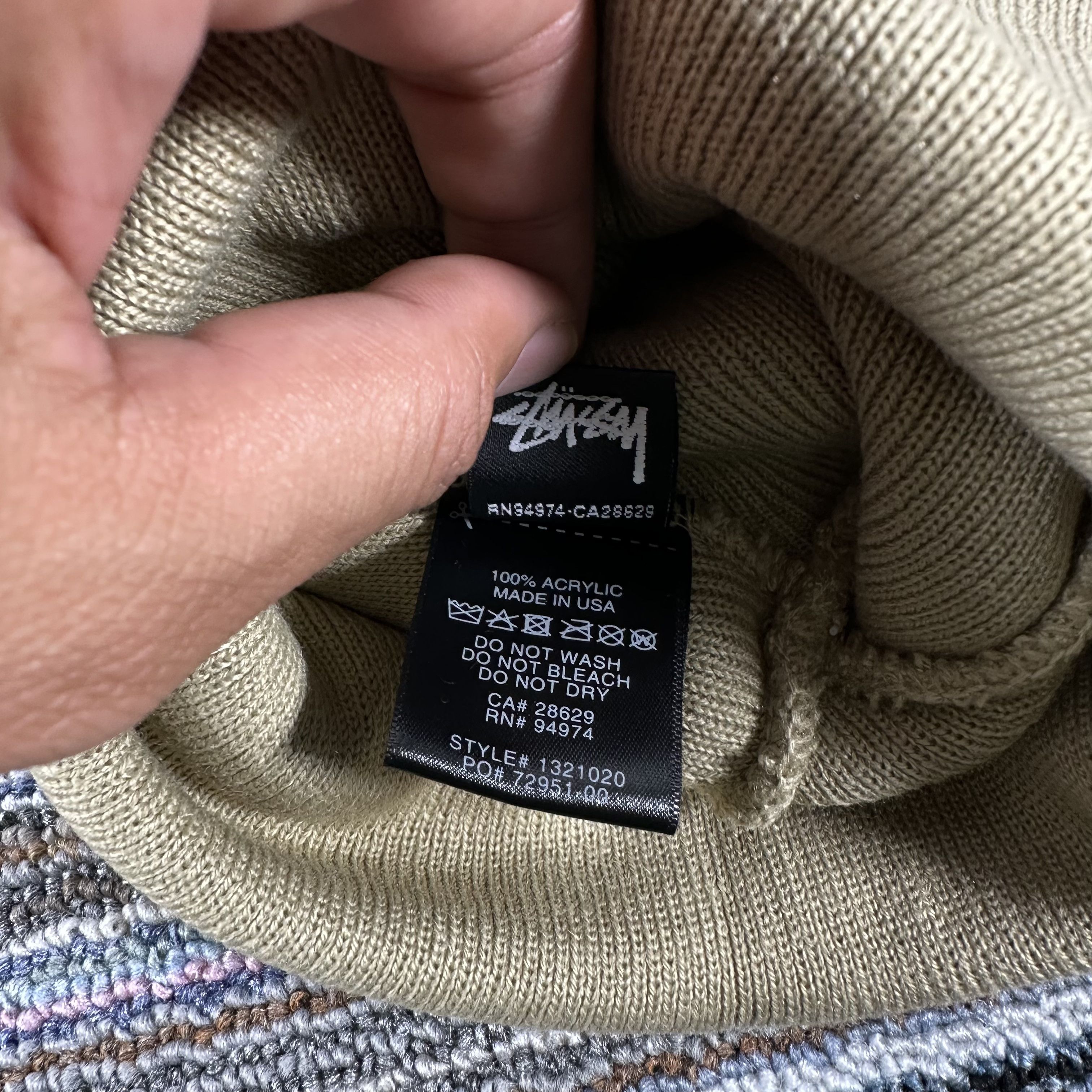 Stussy STUSSY STOCK CUFF BEANIE HAT / CREAM Size ONE SIZE - 5 Thumbnail