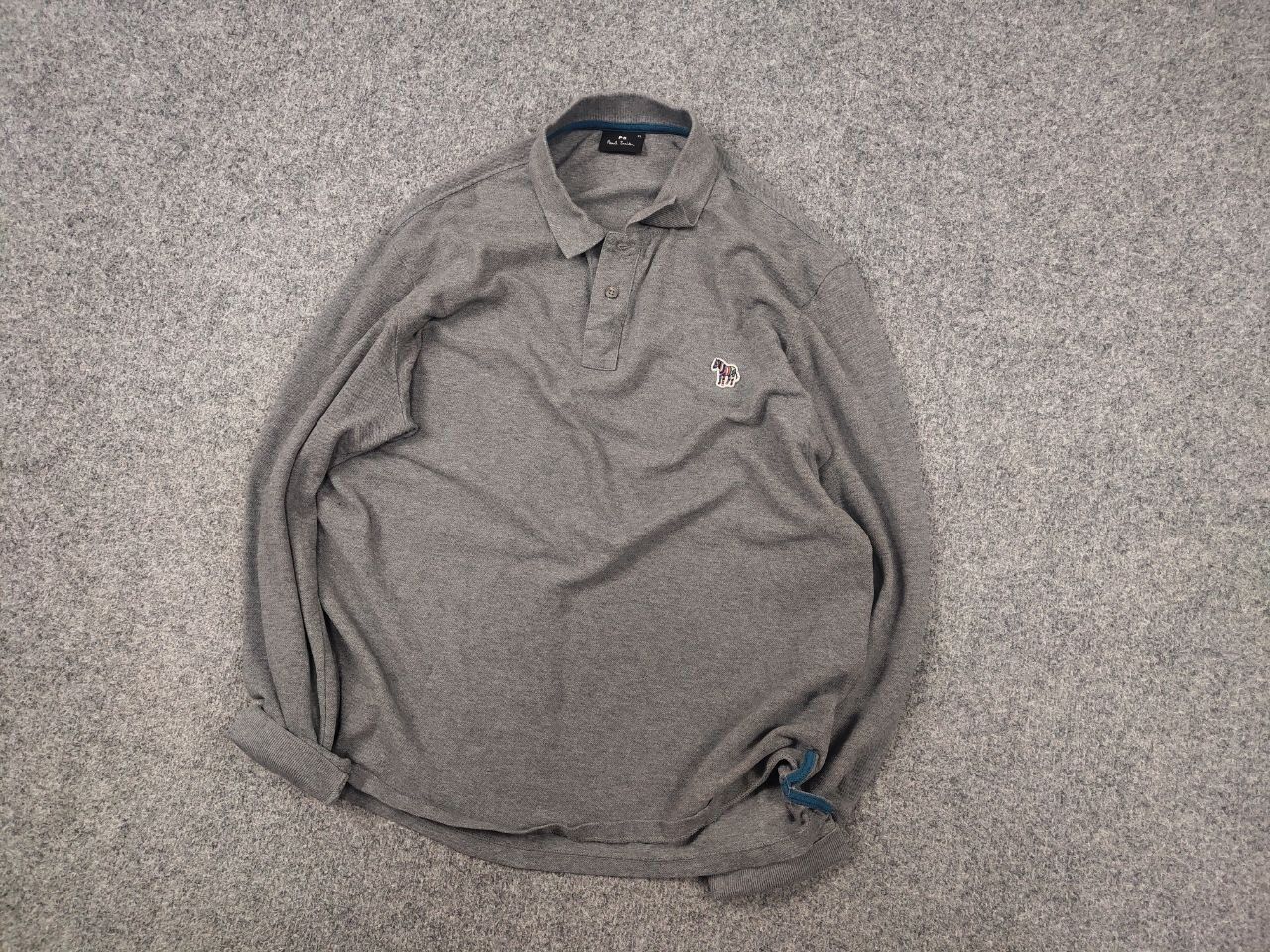 Paul Smith Paul Smith gray polo shirt long sleeves multi zebra logo Size US L / EU 52-54 / 3 - 3 Thumbnail