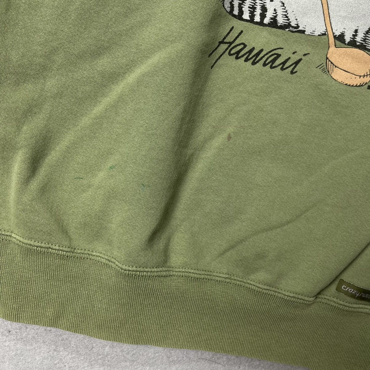 Vintage Vintage Crazy Shirts Hawaii Cat Golf Graphic Sweatshirt Size US M / EU 48-50 / 2 - 4 Thumbnail