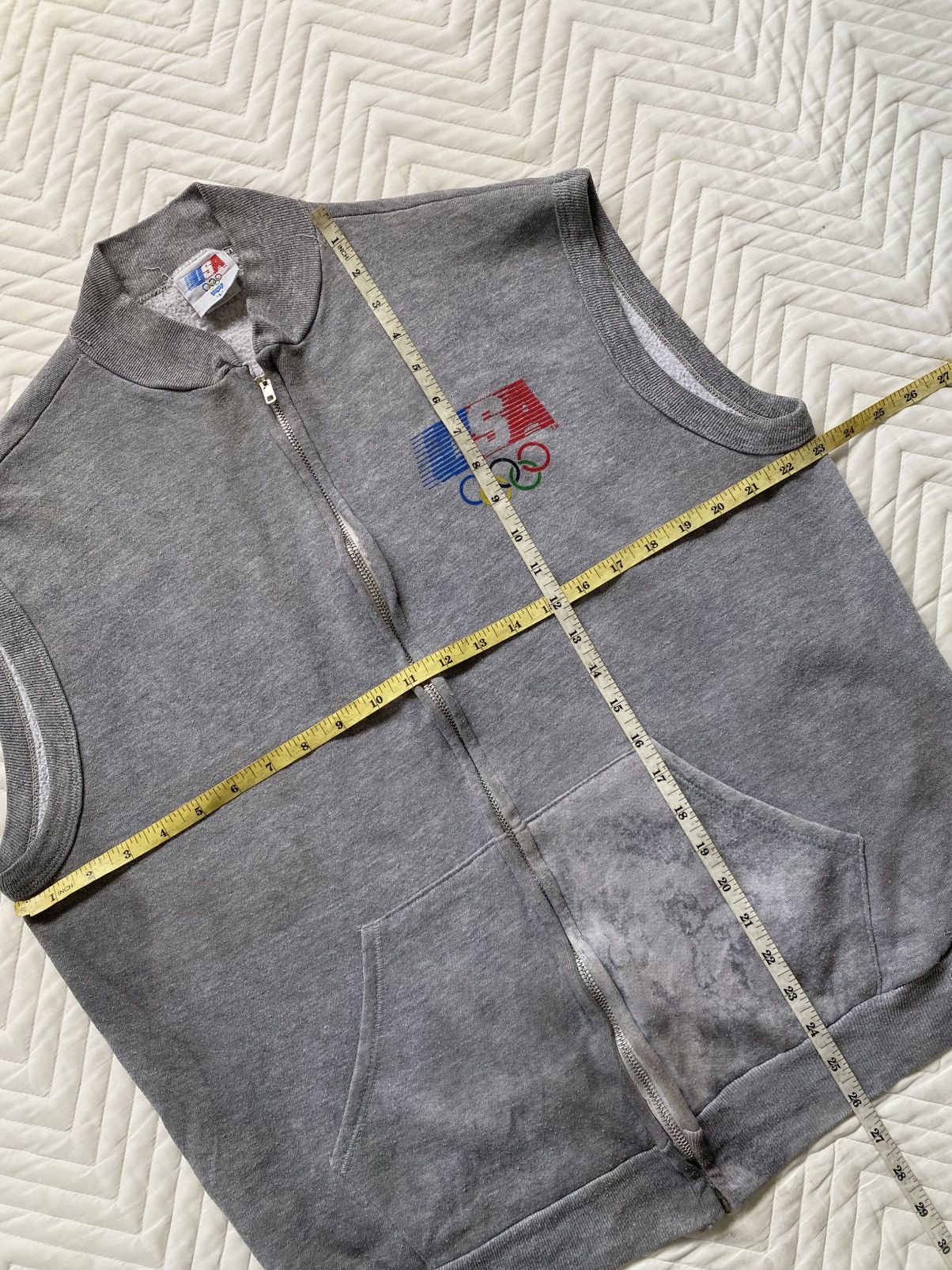 Levi's Vintage 80s Levi’s USA Olympic Zip Vest 🇺🇸 Size US L / EU 52-54 / 3 - 6 Thumbnail