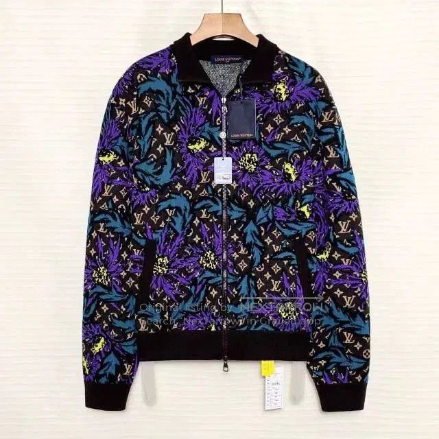 Louis Vuitton Louis Vuitton SS23 Floral Zip Jacket Men's. Size US XL / EU 56 / 4 - 1 Thumbnail