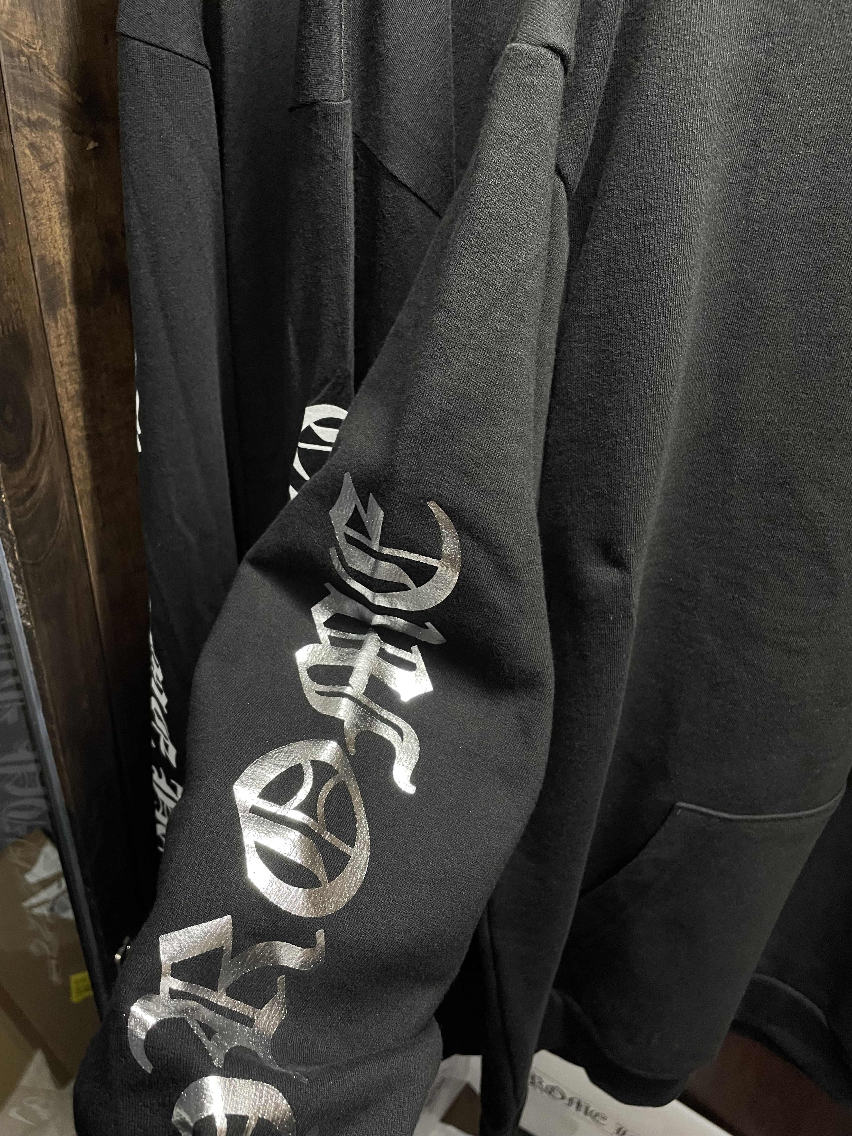 Chrome Hearts Chrome Hearts 1988 Silver print Hoodie Size US M / EU 48-50 / 2 - 6 Thumbnail