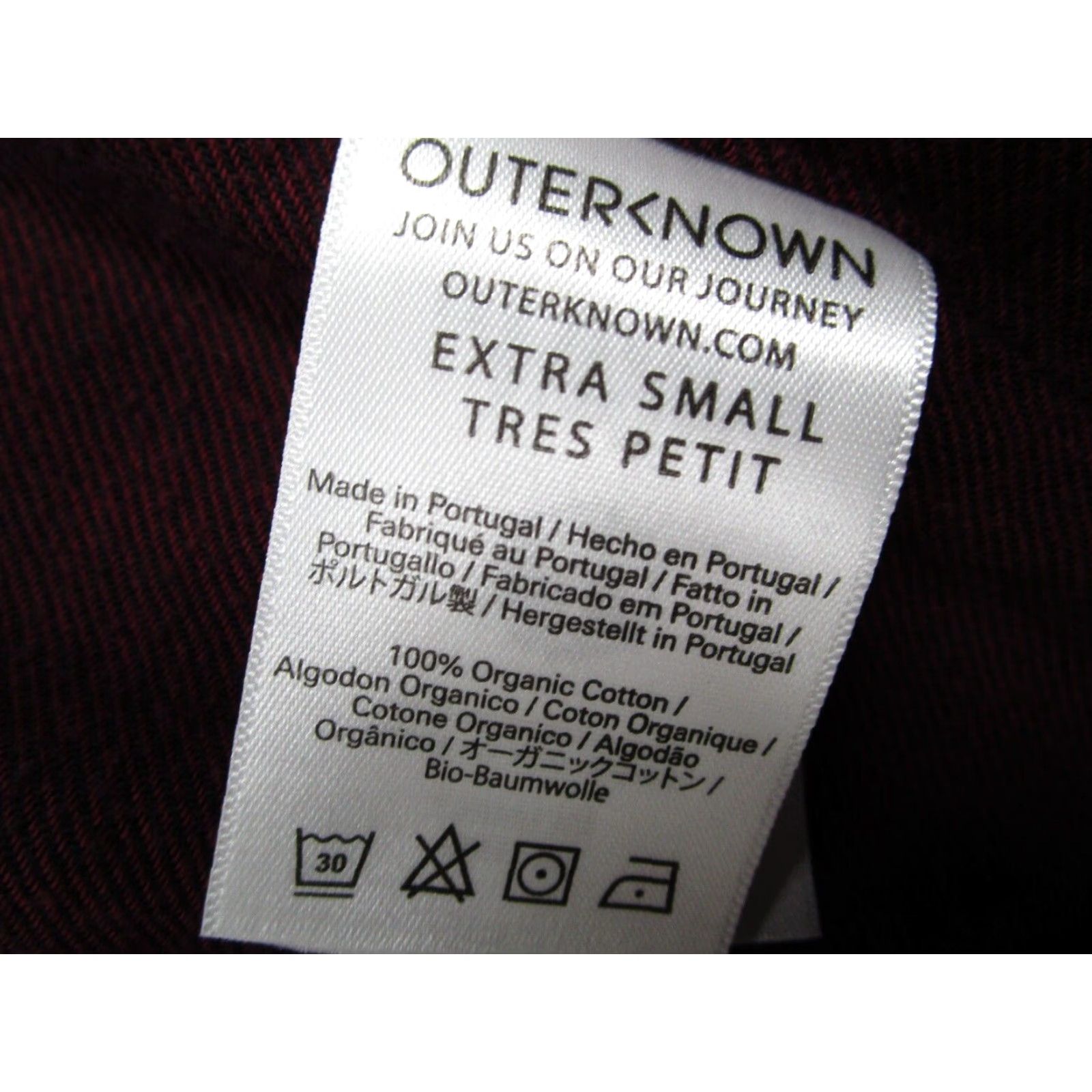 Outerknown Outerknown Jacket Women XS Red Cloud Weave Button Up Shacket Organic Size XS / US 0-2 / IT 36-38 - 4 Thumbnail