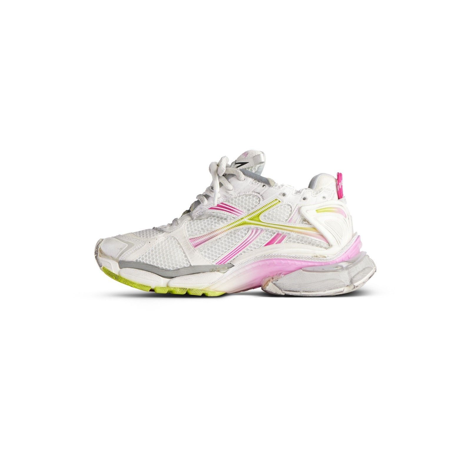 BALENCIAGA Runner Gradient $1190 Women's White/Pink/Grey/Yel