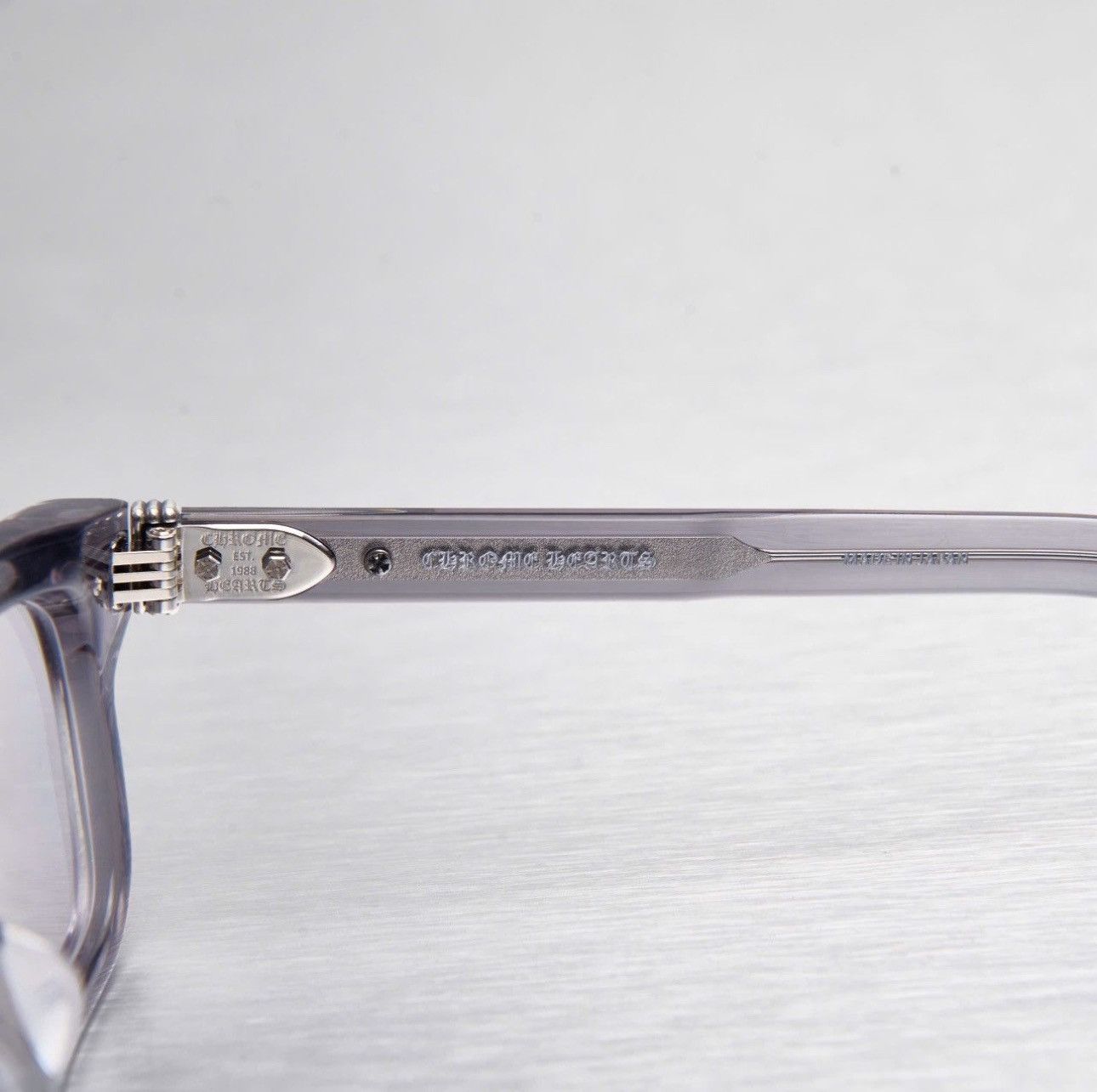 Chrome Hearts CHROME HEARTS TRYPOLEAGAIN GRAPHITE GLASSES Size ONE SIZE - 4 Thumbnail