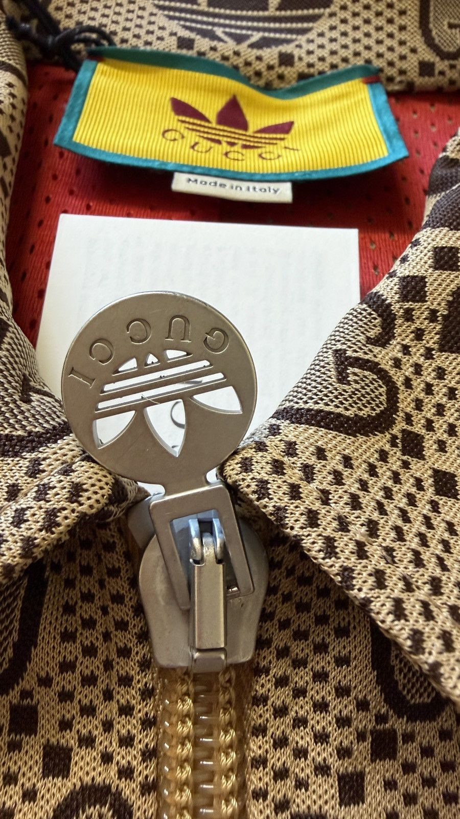 Adidas × Gucci Gucci x Adidas GG M Trefoil Track Monogram Jacket Size US M / EU 48-50 / 2 - 11 Thumbnail