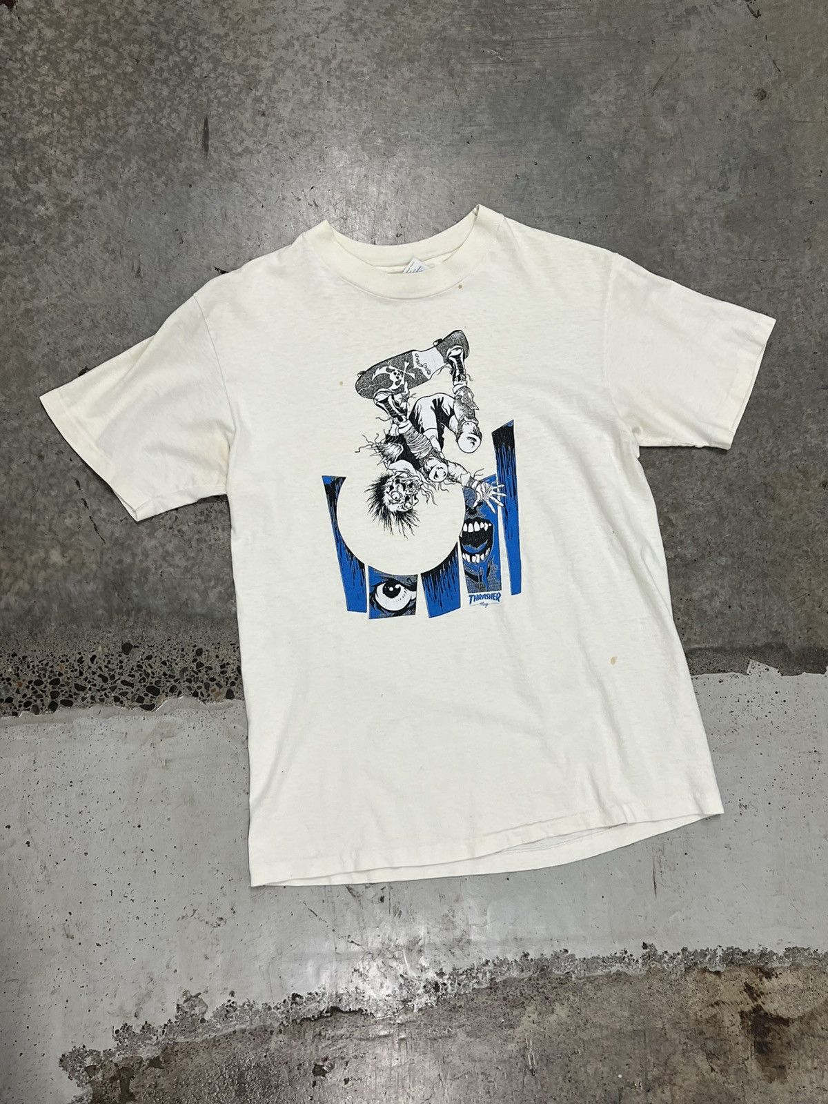 Rare 80s Thrasher skateboarding tee