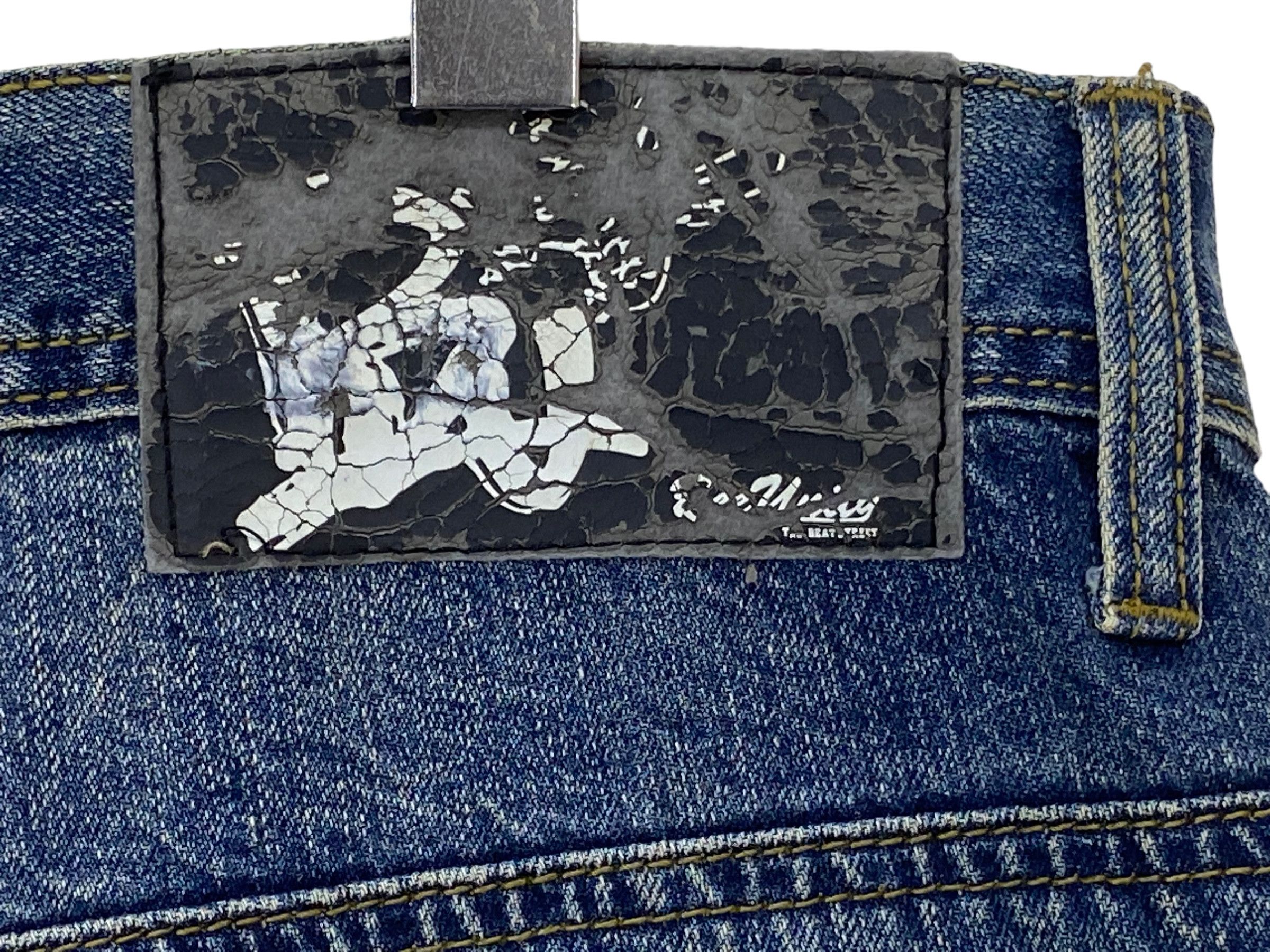 Japanese Brand Bee Unity Denim Baggy Jeans Hip Hop Jeans Size US 36 / EU 52 - 9 Thumbnail