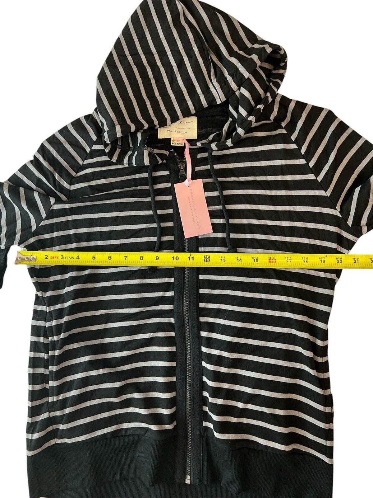 Designer Envy’s Tree Striped Hoodie Sz L The Hallie Size L / US 10 / IT 46 - 3 Thumbnail