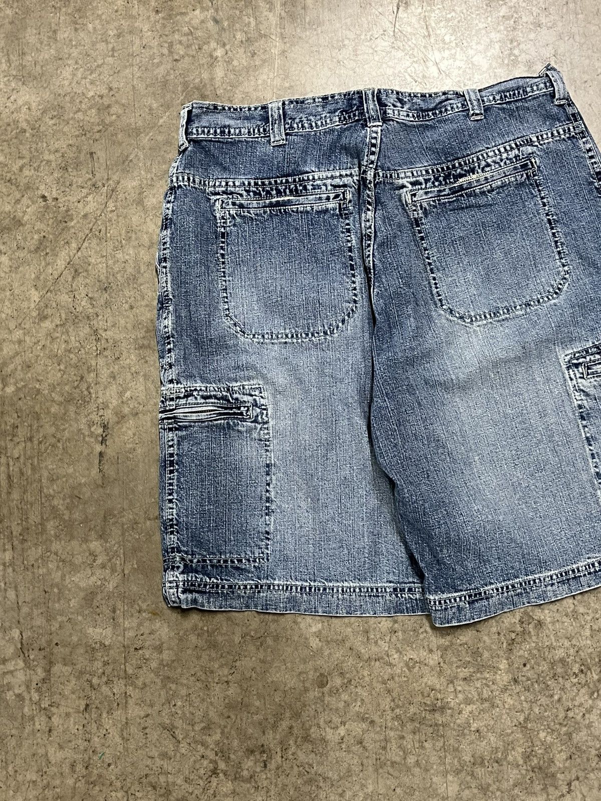 Vintage Jorts y2k baggy fit cargo utility shorts skater streetwear Size US 36 / EU 52 - 7 Thumbnail