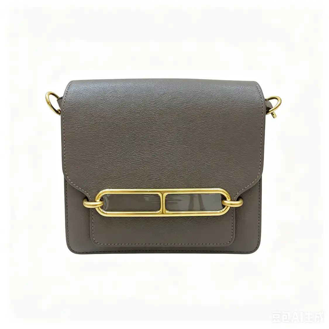Hermes Hermes Roulis Etain cowhide leather Roulis shoulder bag gold hardware Z Size ONE SIZE - 1 Thumbnail