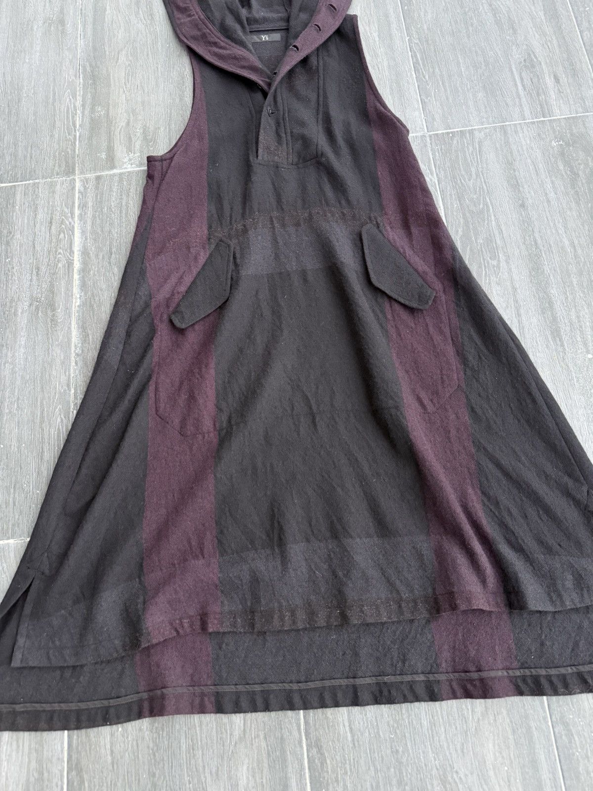 Yohji Yamamoto Y’s by YOHJI YAMAMOTO Wool Monster Maleficent Dress Hoodie Size M / US 6-8 / IT 42-44 - 6 Thumbnail