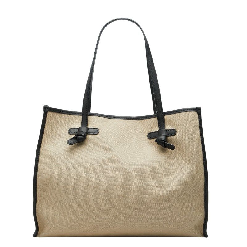 Other GIANNI CHIARINI Marcella Canvas Leather 2way Bag Leather Tote Bag DUTY FREE for USA