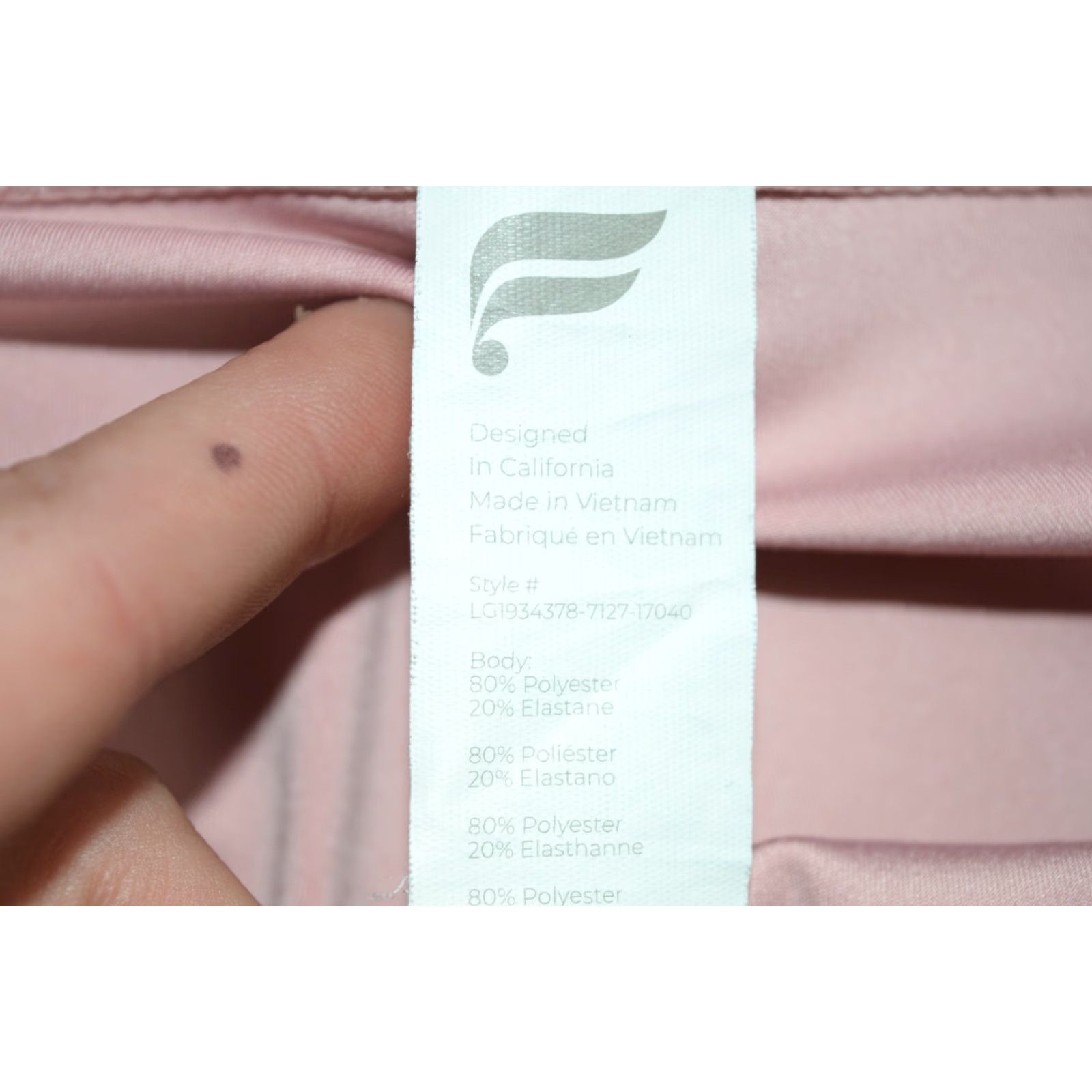 Fabletics FABLETICS Pink Leggings Cropped Slim/ Skinny High Waist Ultracool Activewear M Women's Size 32" / US 10 / IT 46 - 4 Thumbnail