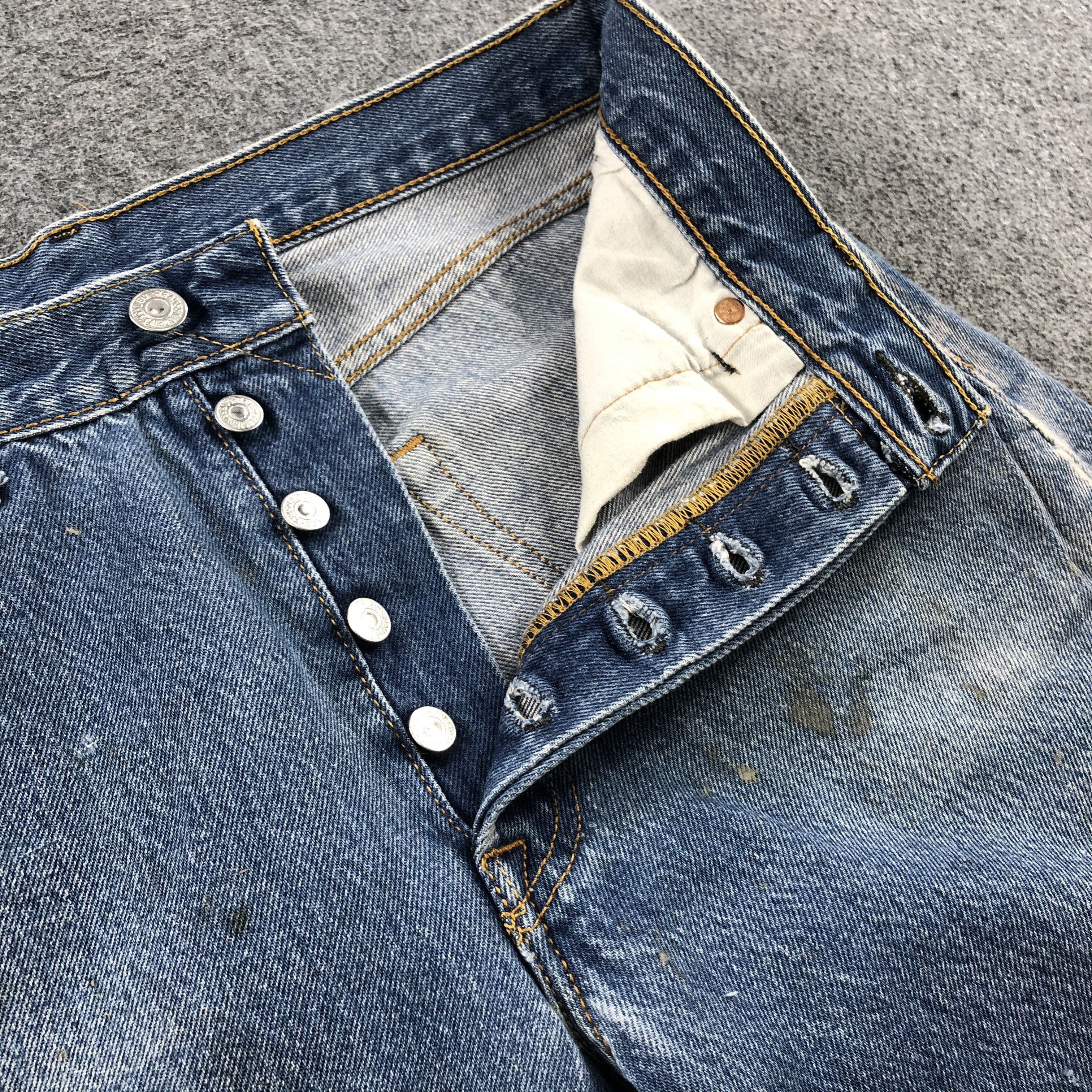 Levi's Vintage Blue Wash Levis 501 Jeans-J1544 Size US 31 - 7 Thumbnail