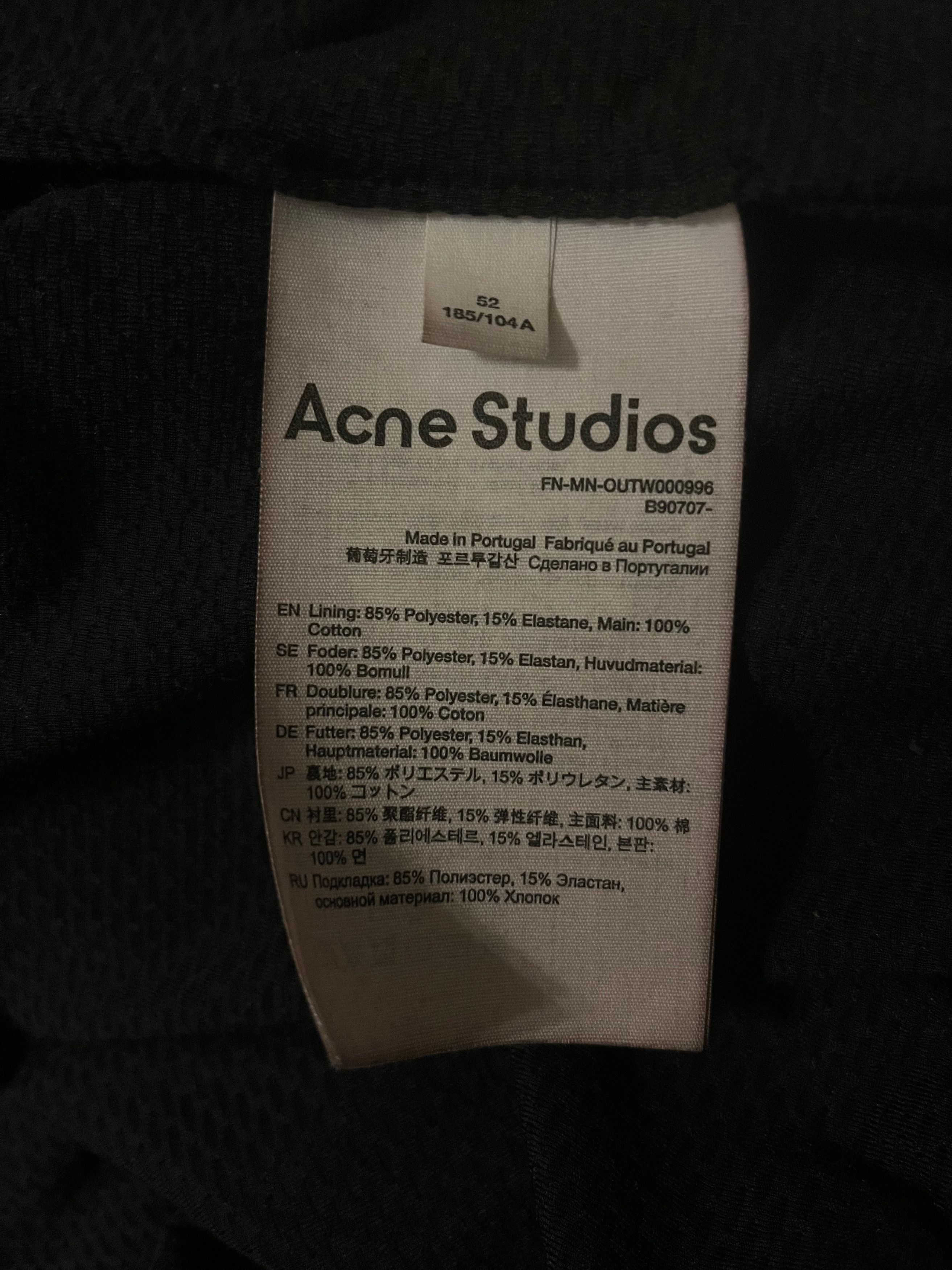 Acne Studios Logo Zipper Jacket - POIZON