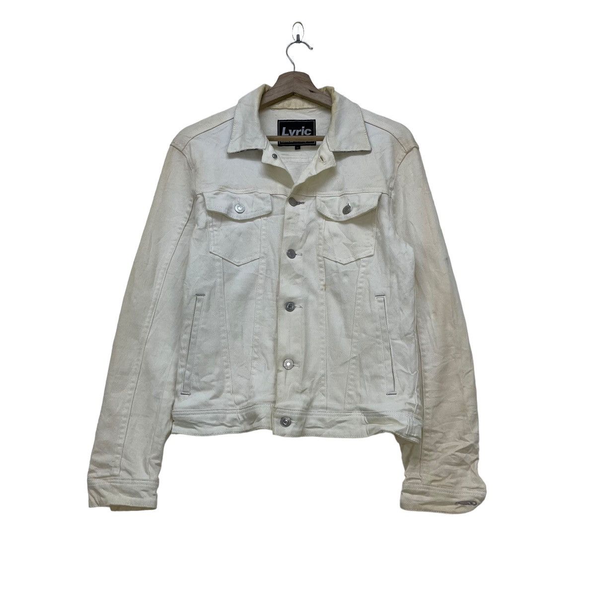 Japanese Brand × Vintage Japanese Brand Lyric Denim Jacket Size S / US 4 / IT 40 - 1 Thumbnail
