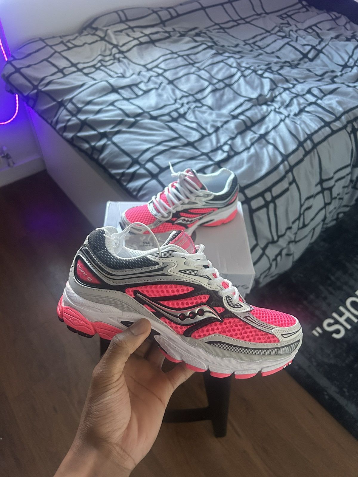 Saucony Saucony Omni Grid 9 - Pink Silver Size US 6 / EU 39 - 2 Thumbnail