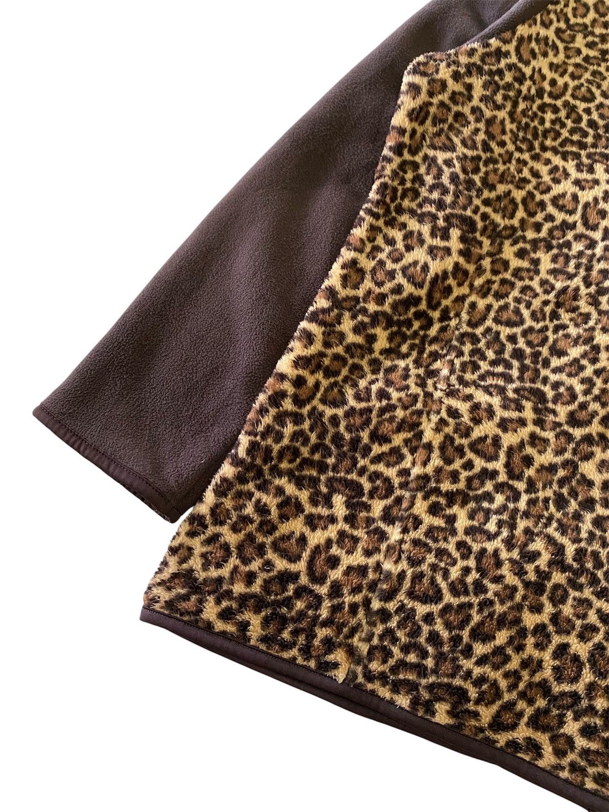 Vintage Fur Crocodile Leopard Sherpa Fleece Jacket Y2K Cozy Outer Size ONE SIZE - 12 Thumbnail