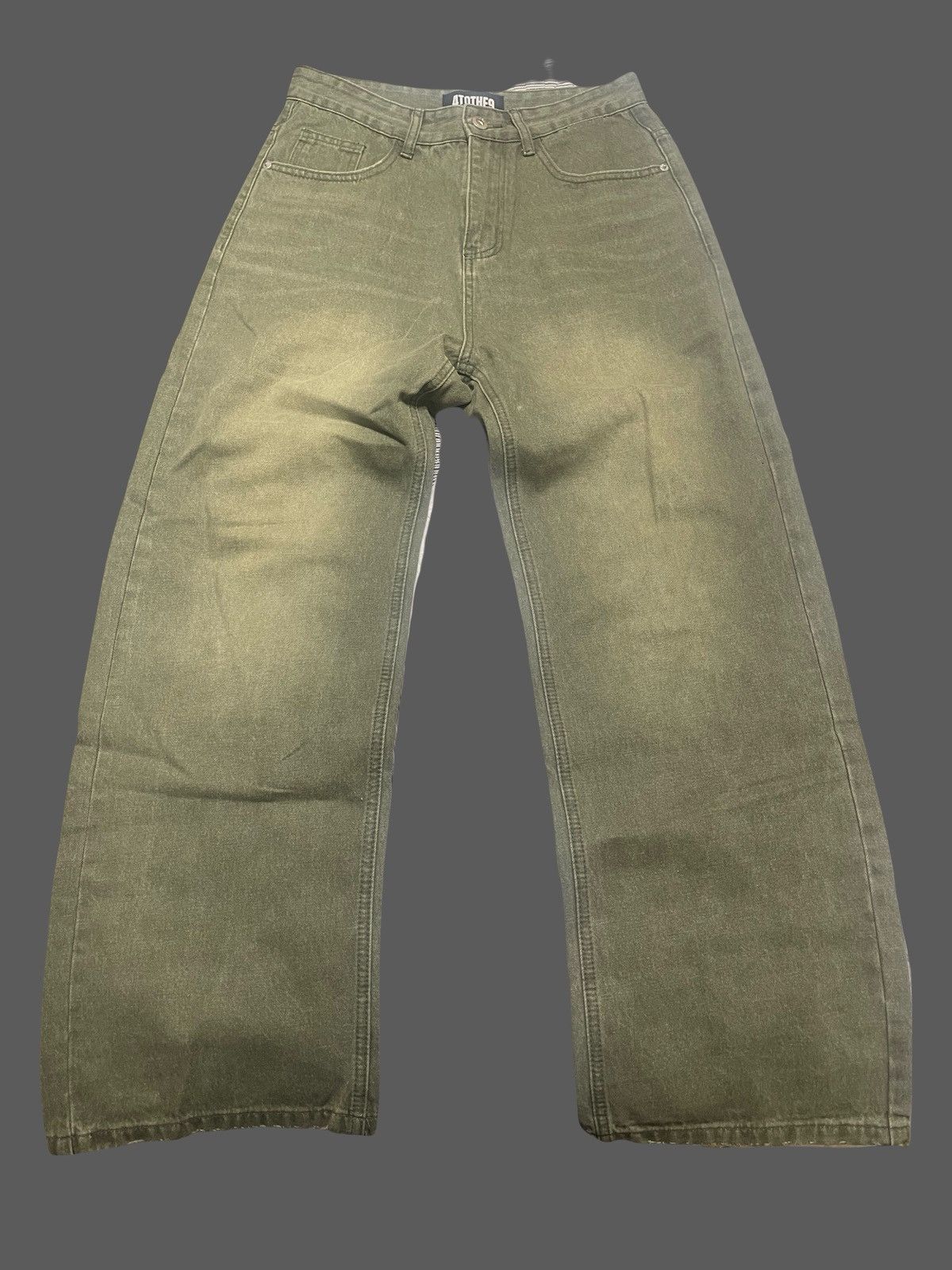 Other Army Green Washed Denim Size US 30 / EU 46 - 1 Thumbnail