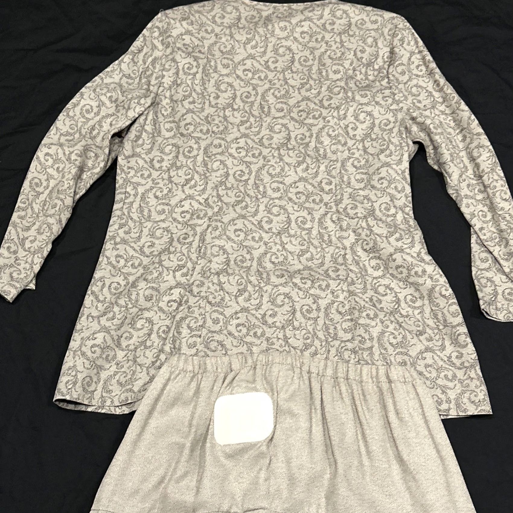 Vintage Lois Snyder Dani Max Skirt Suit 16 Gray 2Piece Set Jacket Long Sleeve Vintage 2 Piece Set Womens Size XXL / US 16-18 / IT 52-54 - 4 Thumbnail