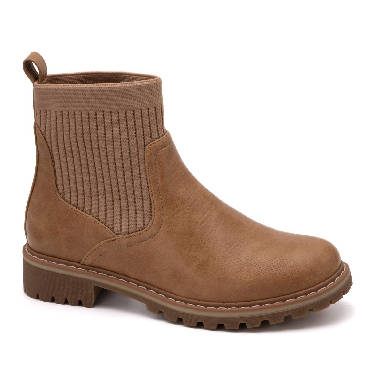 Corkys Cabin Fever Chunky Bootie in Tan