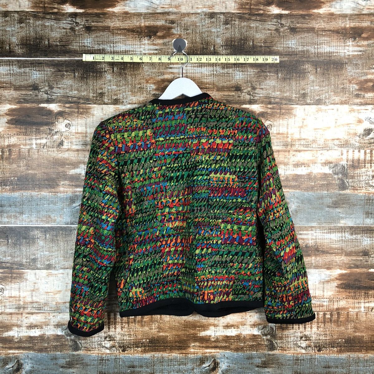 Japanese Brand Le marais Green Cardigan Knitwear #A2357 Size S / US 4 / IT 40 - 11 Thumbnail
