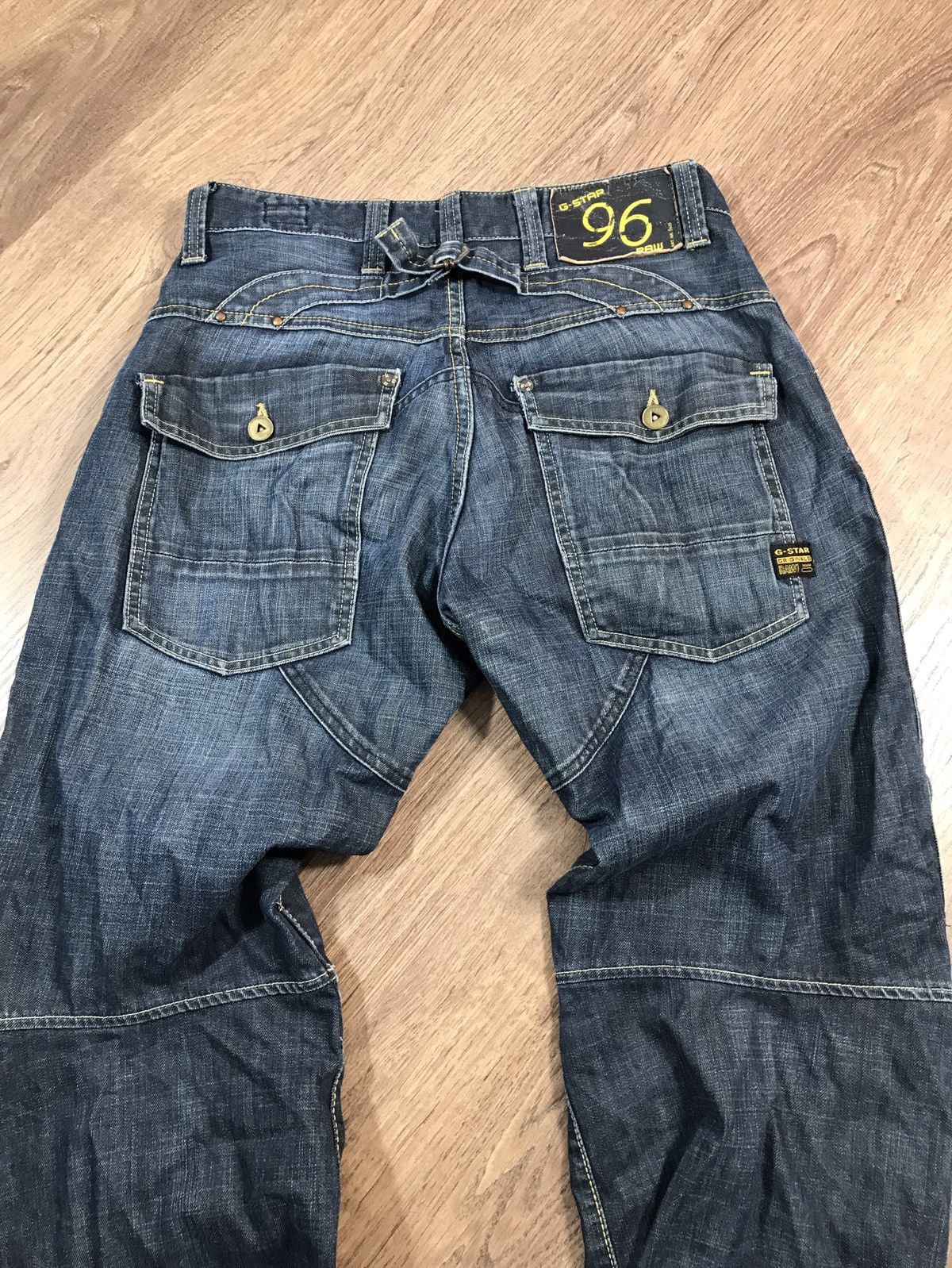 G-Star × Vintage Vintage G Star Raw Distressed Jeans Size US 33 - 13 Thumbnail