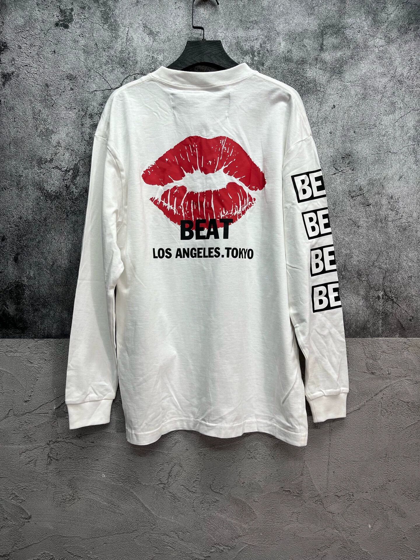 Other BEAT by Kazuki Kuraishi Red Lips Long Sleeve Top M Size US M / EU 48-50 / 2 - 2 Thumbnail