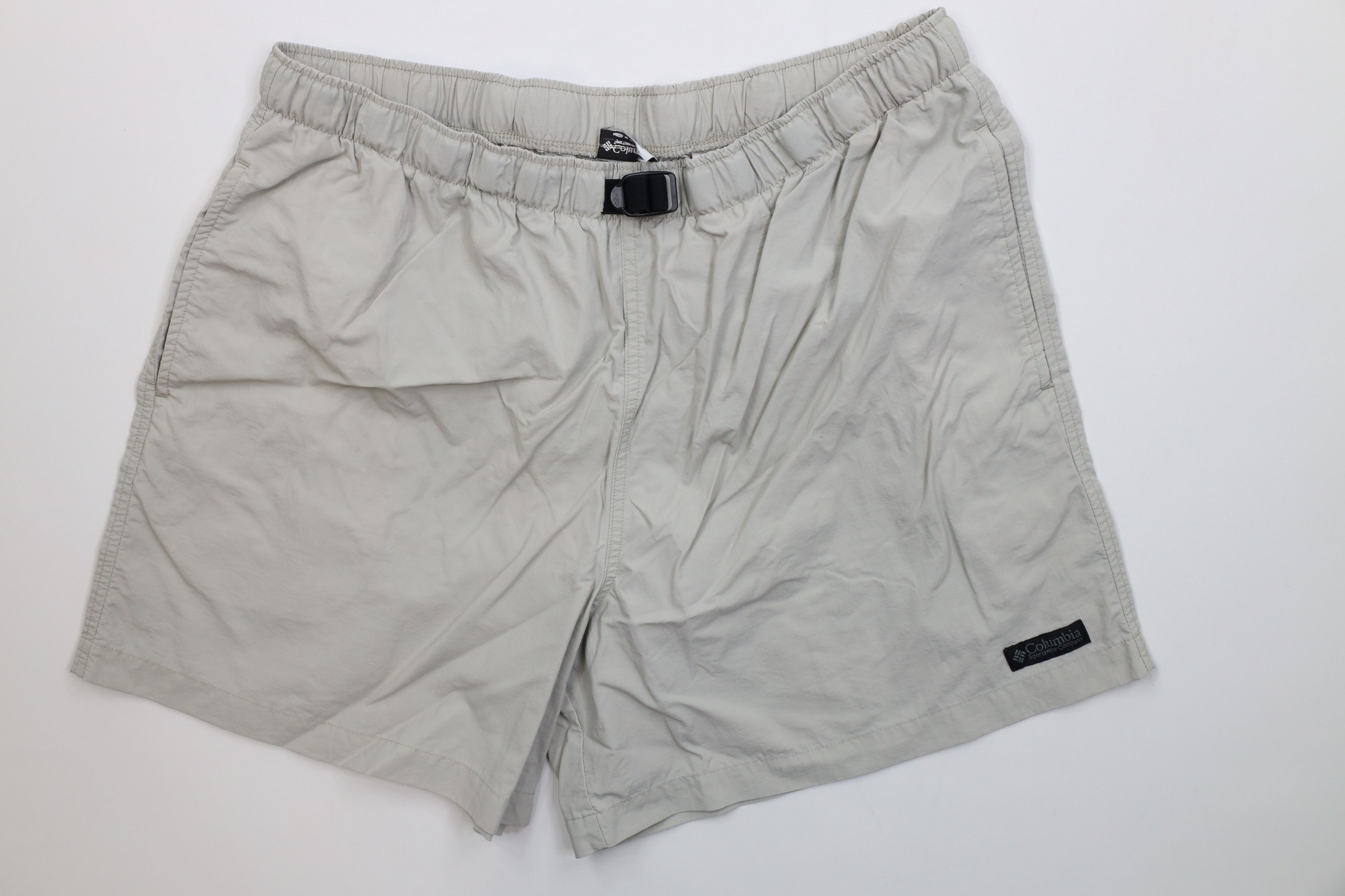 Columbia Vintage 90s Y2K Columbia Belted Above Knee Shorts Beige Size US 32 / EU 48 - 1 Thumbnail