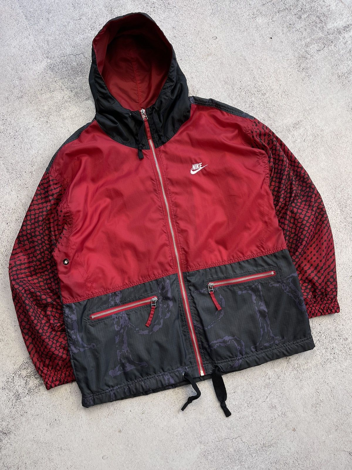 Nike × Vintage Nike Just do It Vintage Y2k Nylon Tracksuit