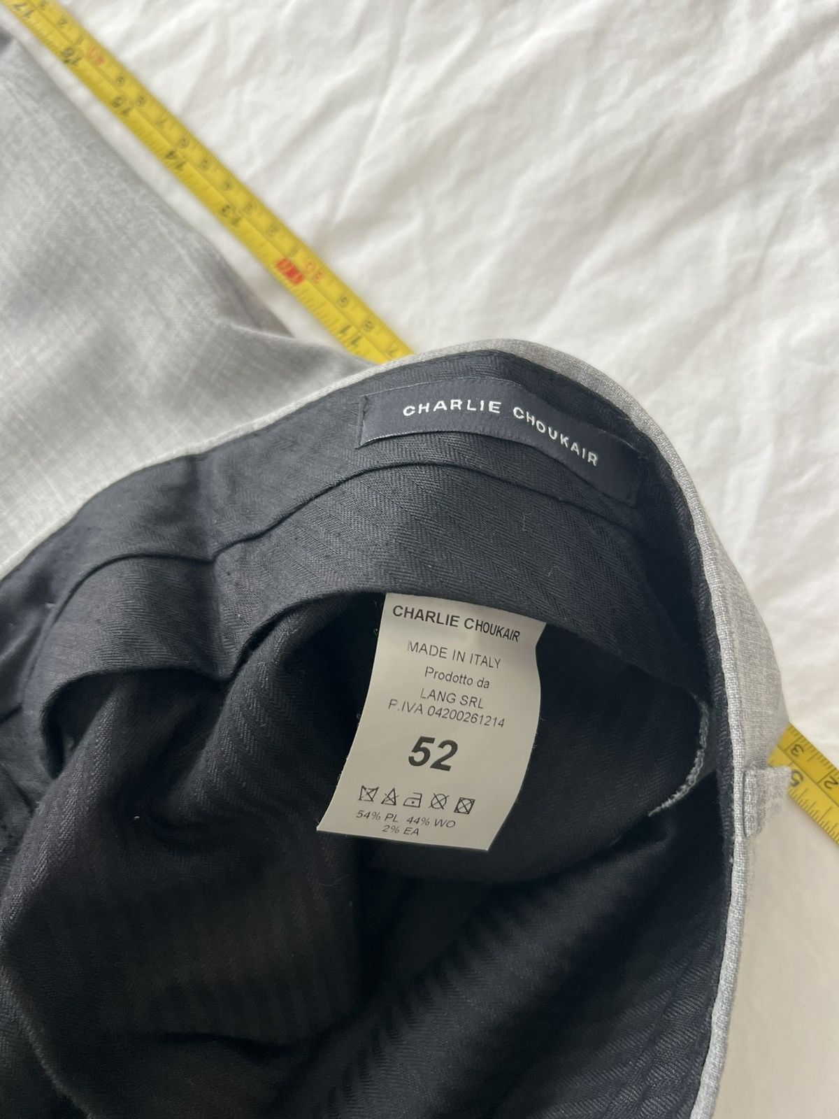 Other New Custom Made in Italy Mens Wool Gray Suit 42R US / 52 EU Size 42R - 16 Thumbnail
