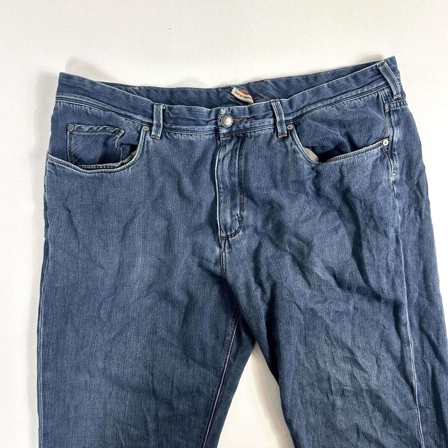 Tommy Bahama Tommy Bahama Jeans Mens Size 42x30 Blue Denim Straight Leg Standard Coin Pocket Size US 42 / EU 58 - 3 Thumbnail