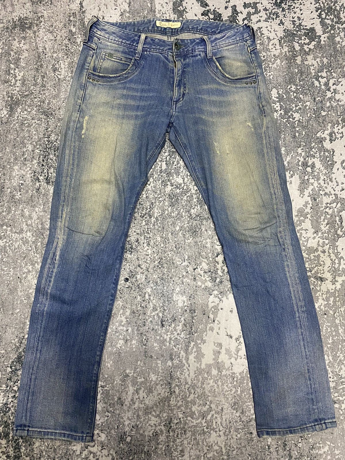 Japanese Brand Japanese Brand Cook Jeans Distressed Denim Jeans Size US 34 / EU 50 - 1 Thumbnail