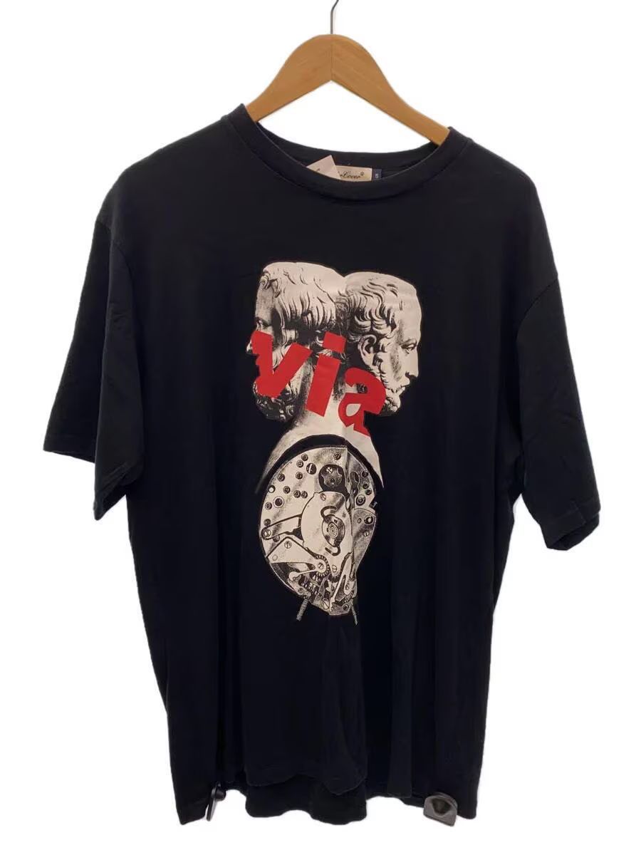 image of Undercover "via" Roman Statue Tee in Black, Men's (Size 2XL)