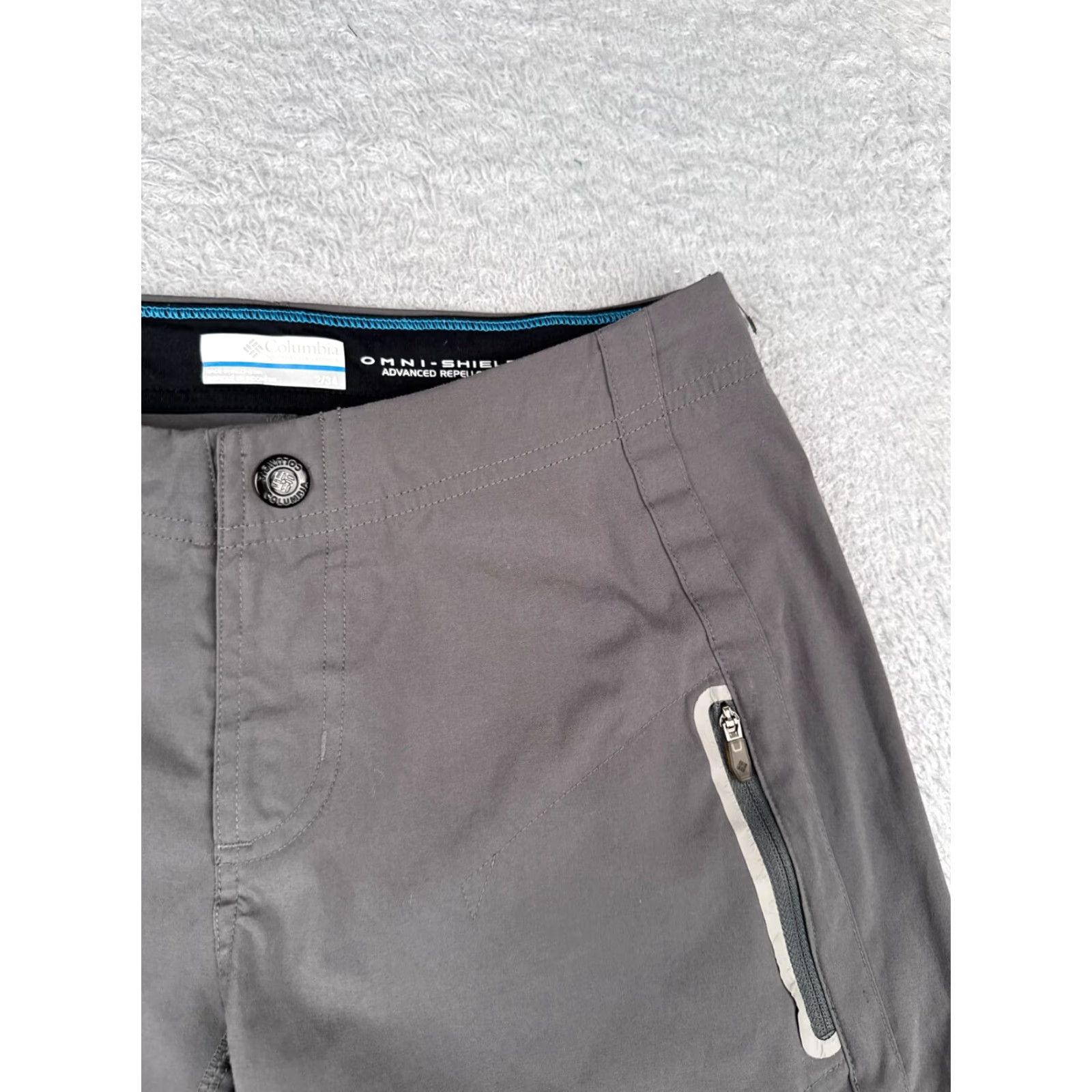 Vintage Columbia Shorts Women Gray Cargo Omni-Shield Just Right 26x5 Size 26" / US 2 / IT 38 - 5 Thumbnail