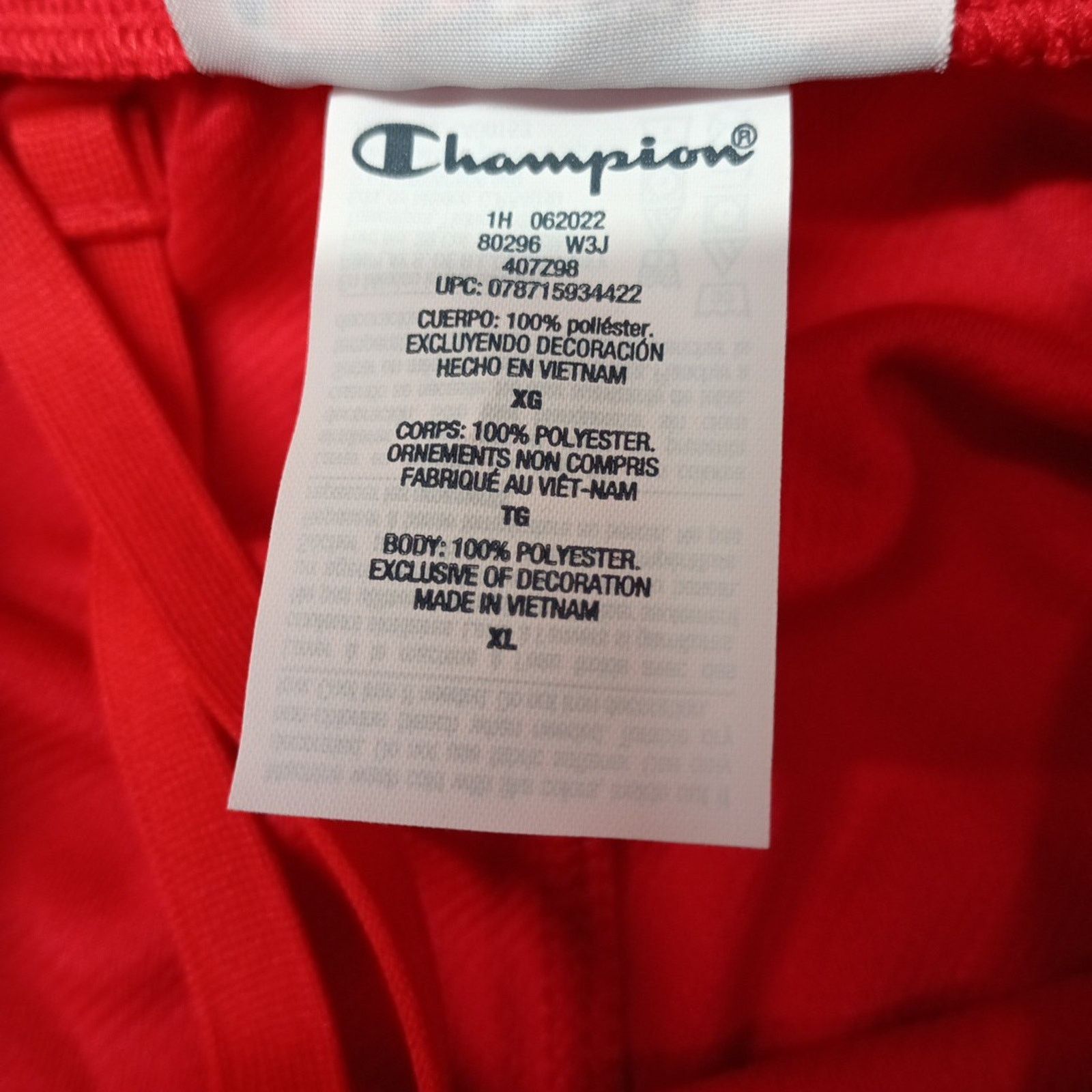 Champion Champion Double Dry 10" Training Shorts Pockets Men's XL Red Size US 36 / EU 52 - 6 Thumbnail