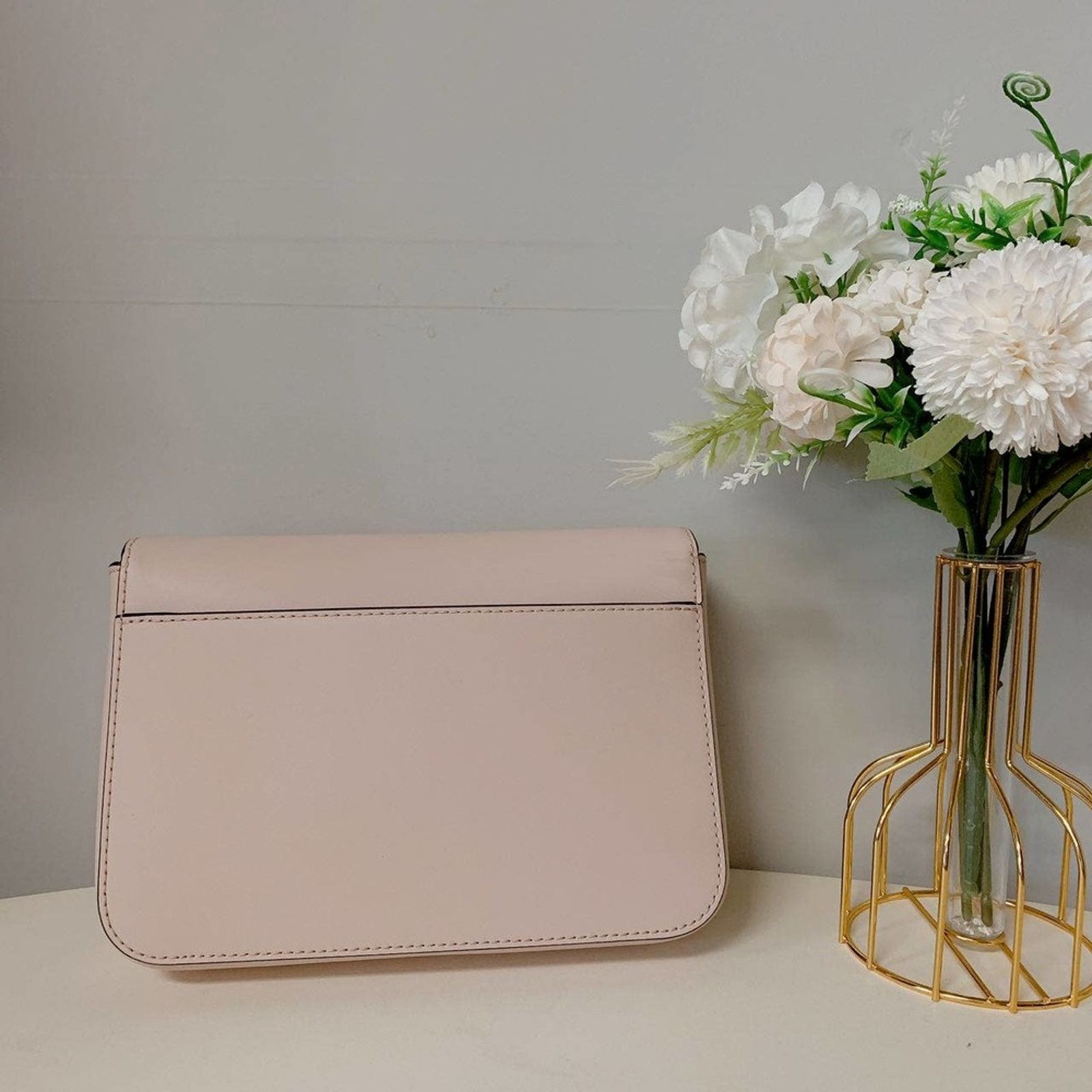 Michael Kors 35T2GS9M2L Sloan Editor Medium Bag Powder Blush