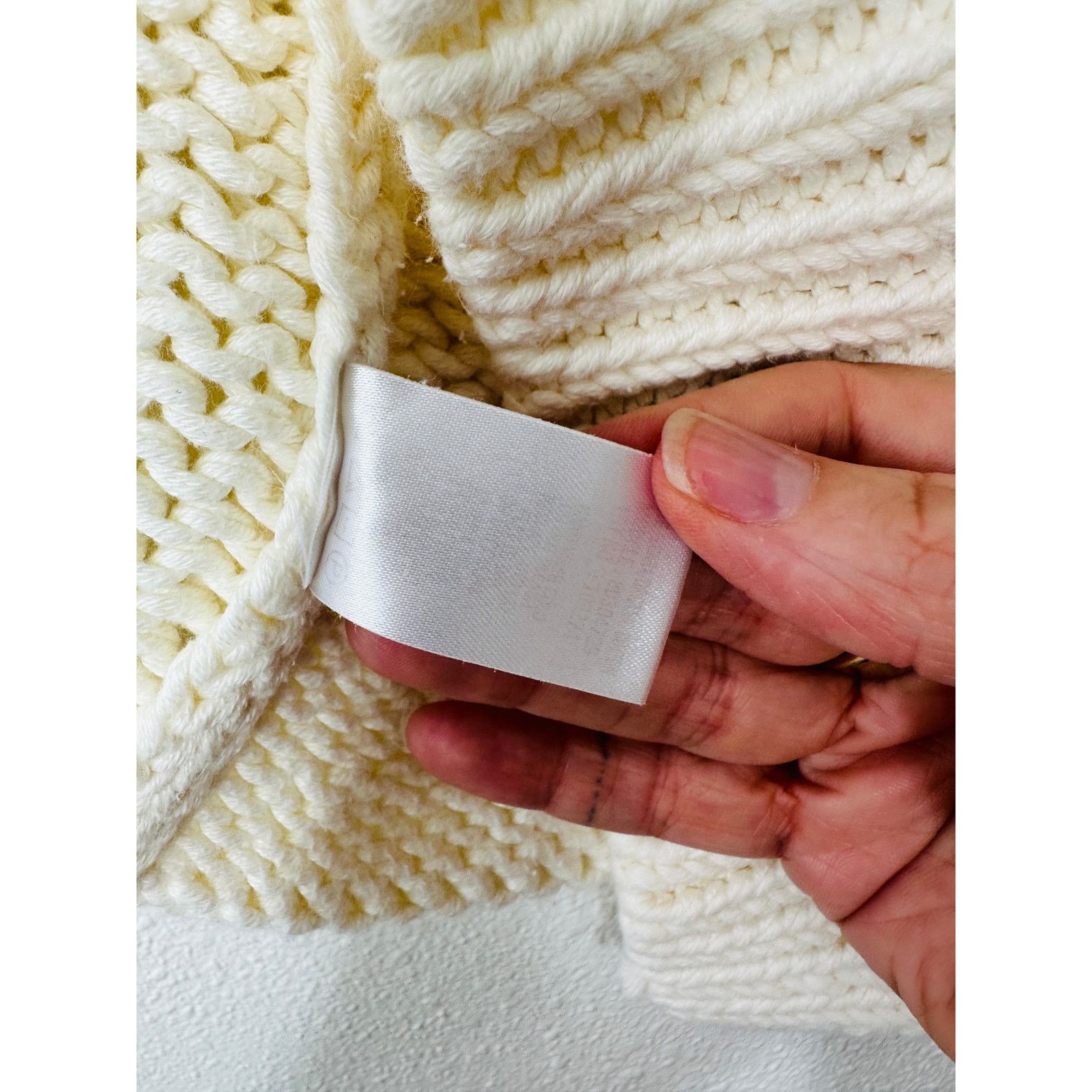 Theory Theory Ivory Cream Chunky Knit Cropped Sweater Vest Small Size S / US 4 / IT 40 - 7 Thumbnail