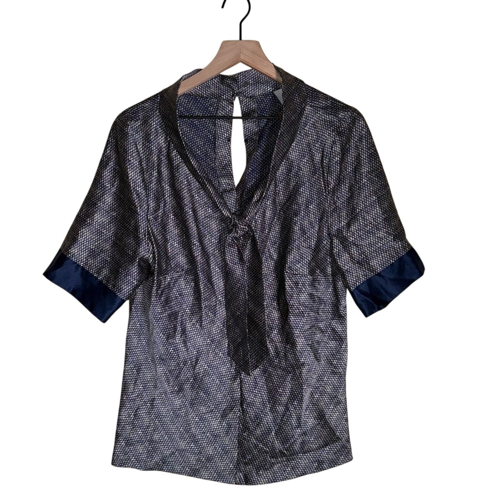 Other DORNINK satin neck tie patterned blouse L Size L / US 10 / IT 46 - 1 Thumbnail