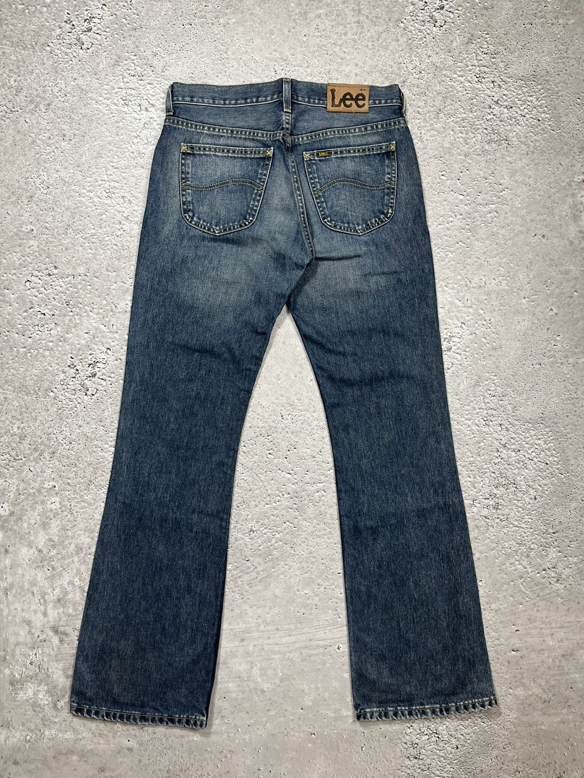 Lee Vintage Lee Blue Jeans 33x34 Bootcut Slight Flare Fit Denim Size US 33 - 1 Thumbnail