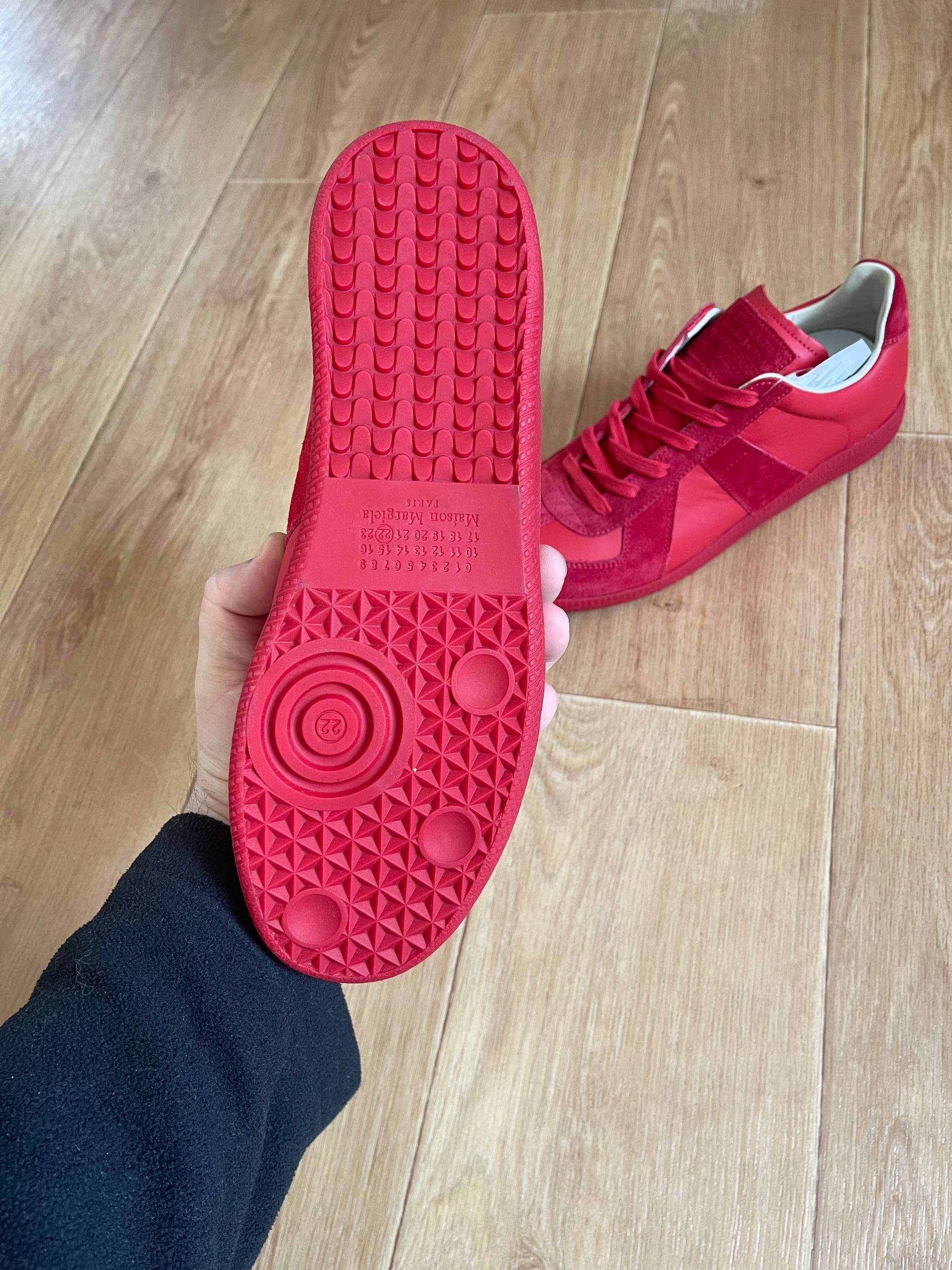 Maison Margiela Maison Martin Margiela MMM Low tTop Replica Red Sneaers Sz41 Size US 8 / EU 41 - 6 Thumbnail