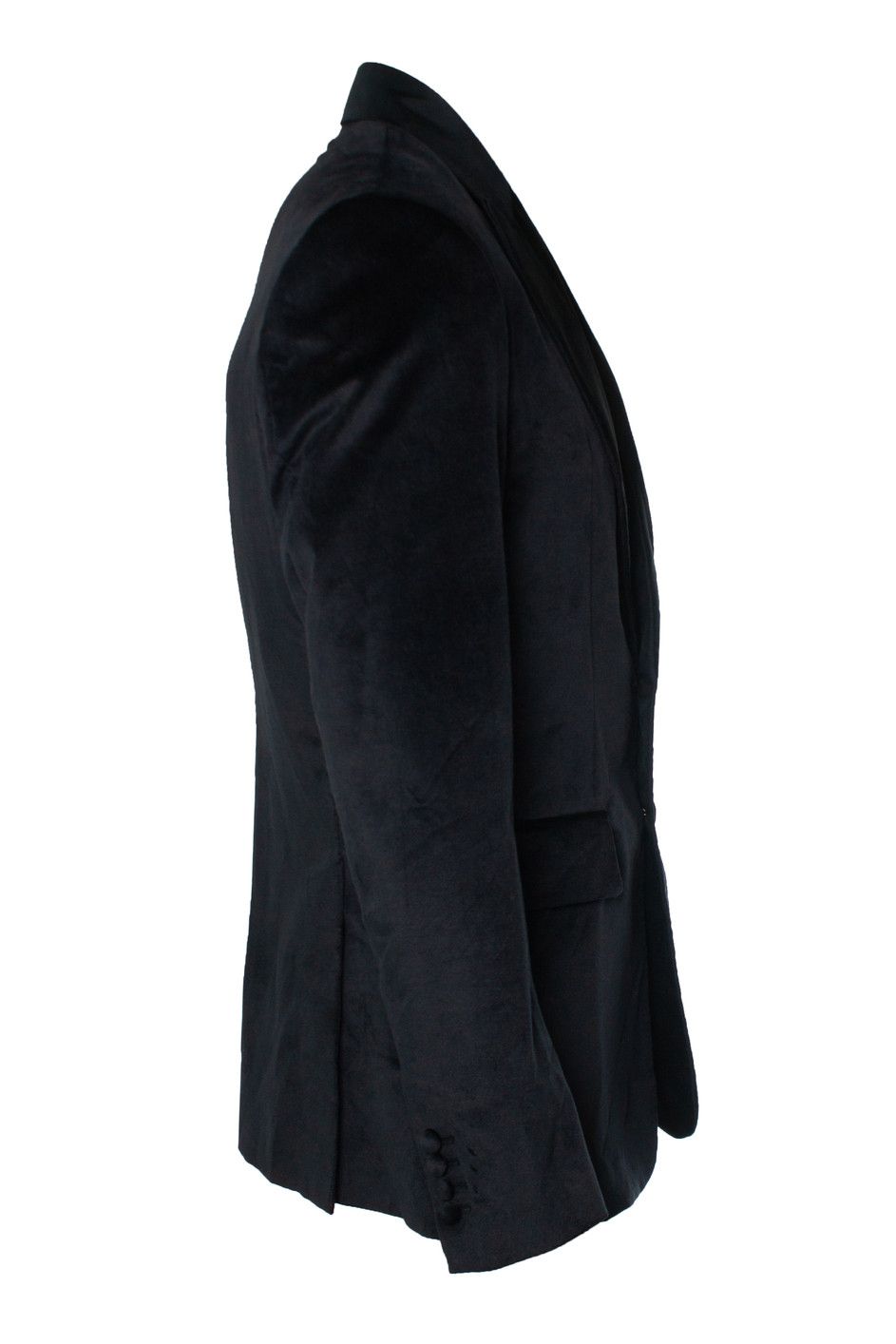 Amiri Amiri, Black velvet tuxedo jacket Size 52R - 3 Thumbnail